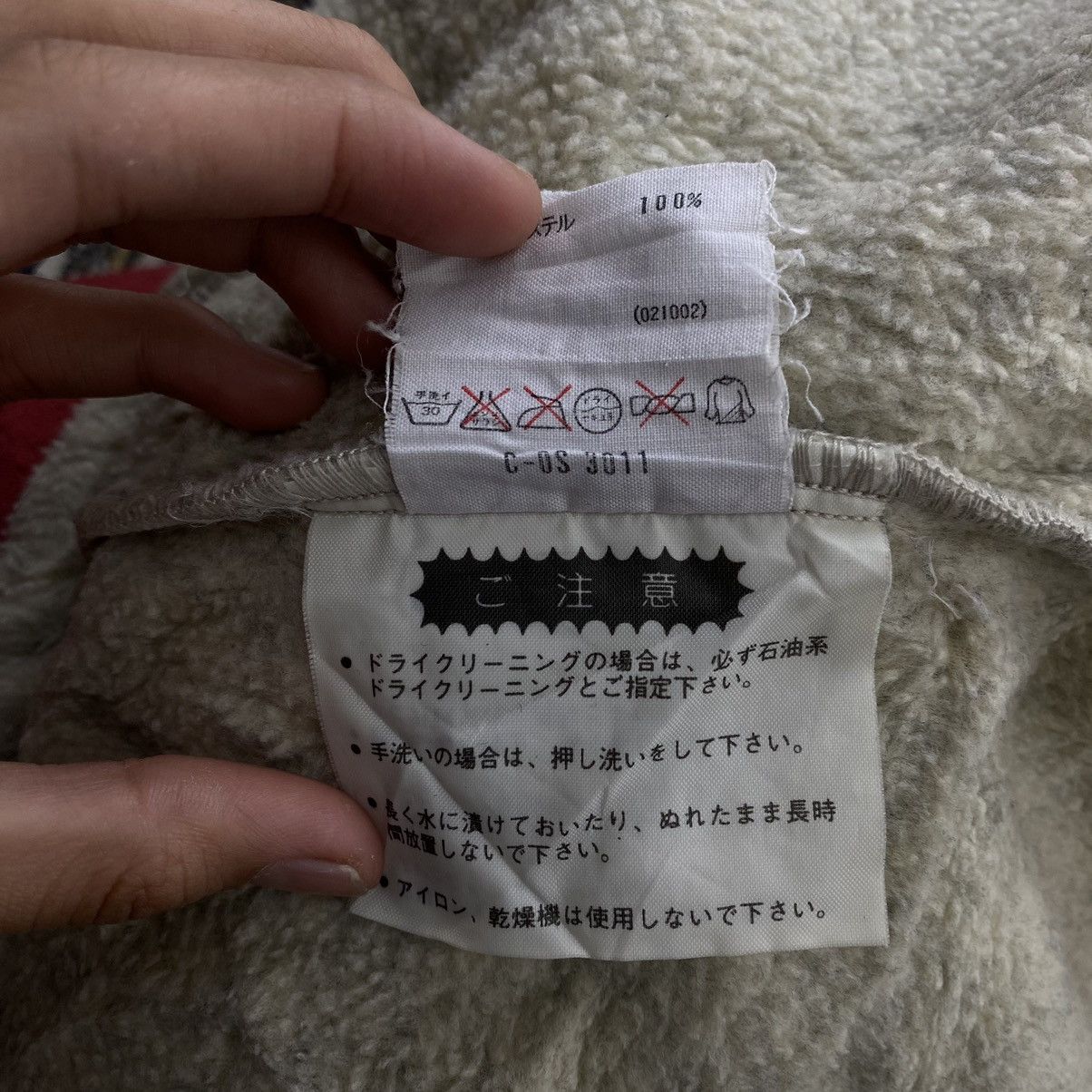 Descente DESCENTE Embroidered Brand Deep Pile Sherpa TurtleneckFleece Size US M / EU 48-50 / 2 - 6 Thumbnail