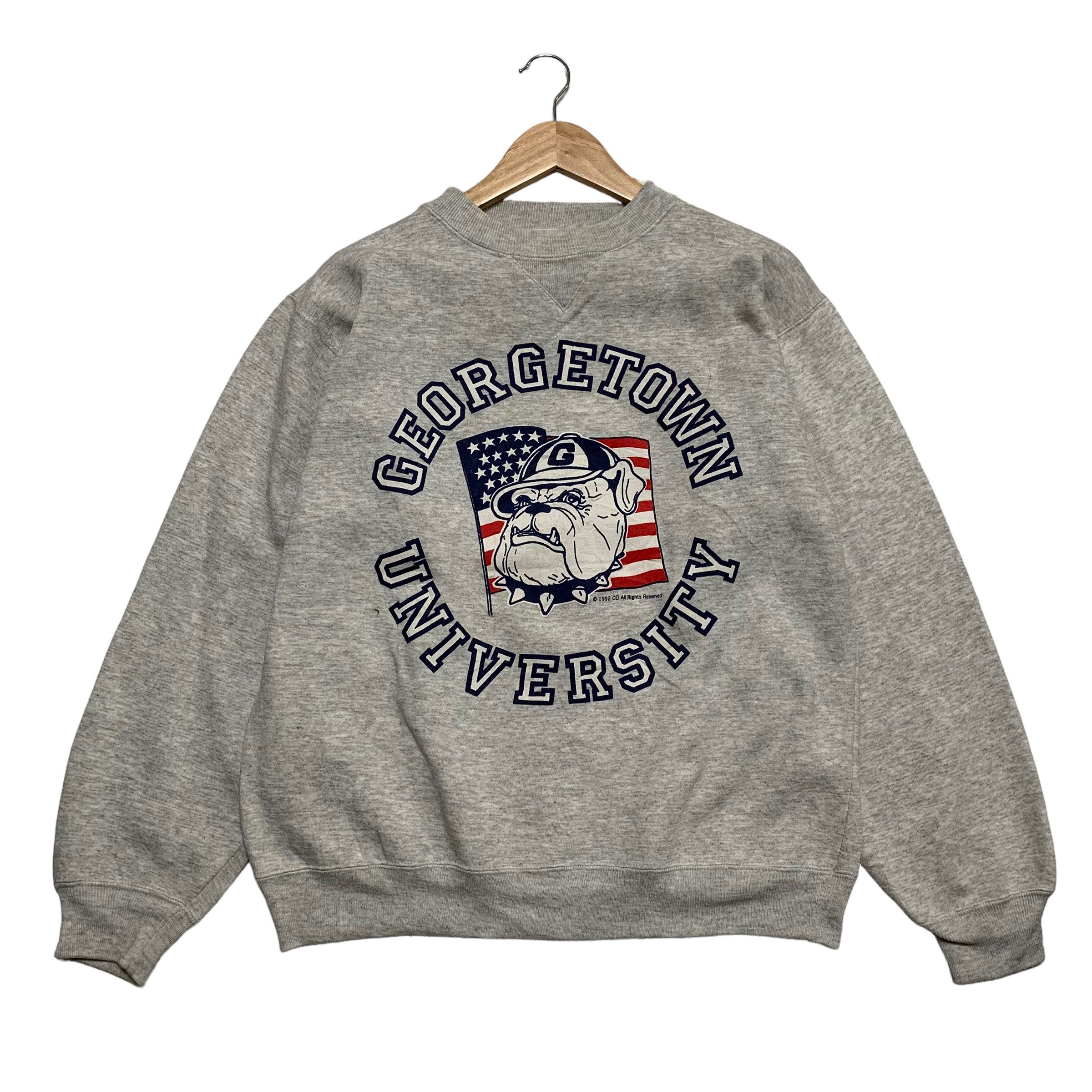 Other Vintage 90s Georgetown University Sweatshirt Size US M / EU 48-50 / 2 - 1 Thumbnail