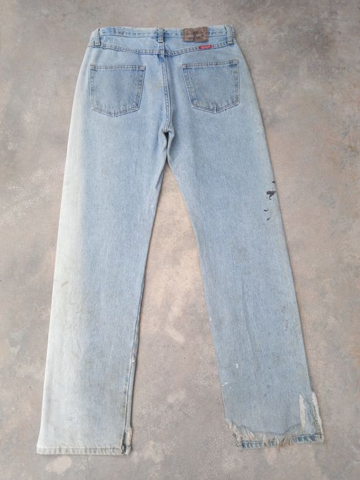 Vintage Beautiful Vintage Sun Faded Wrangler Distressed Jeans 31x32 ...