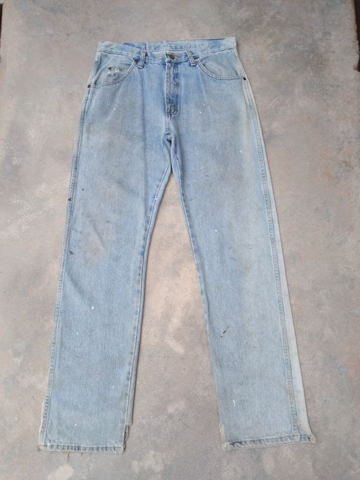 Vintage Beautiful Vintage Sun Faded Wrangler Distressed Jeans 31x32 ...
