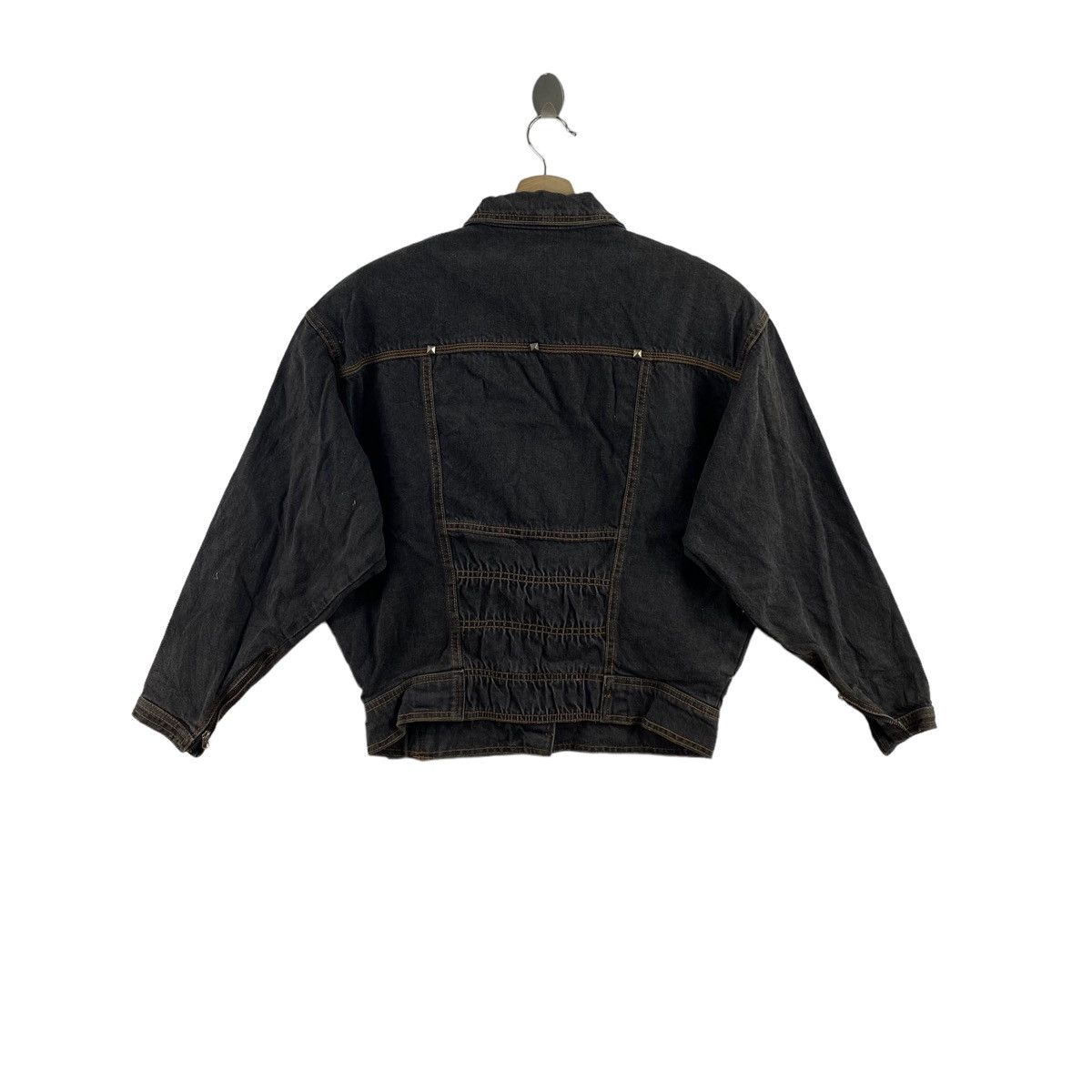 Otto × Vintage Vintage OTTO COLLECTION Motorcycle Black Jeans Jacket Size US L / EU 52-54 / 3 - 2 Thumbnail