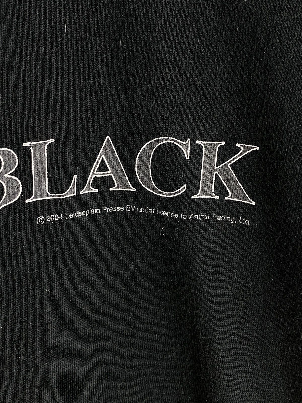 AC/DC 00s Vintage 2004 AC/DC Licensed Back In Black T-Shirt Size US L / EU 52-54 / 3 - 3 Thumbnail
