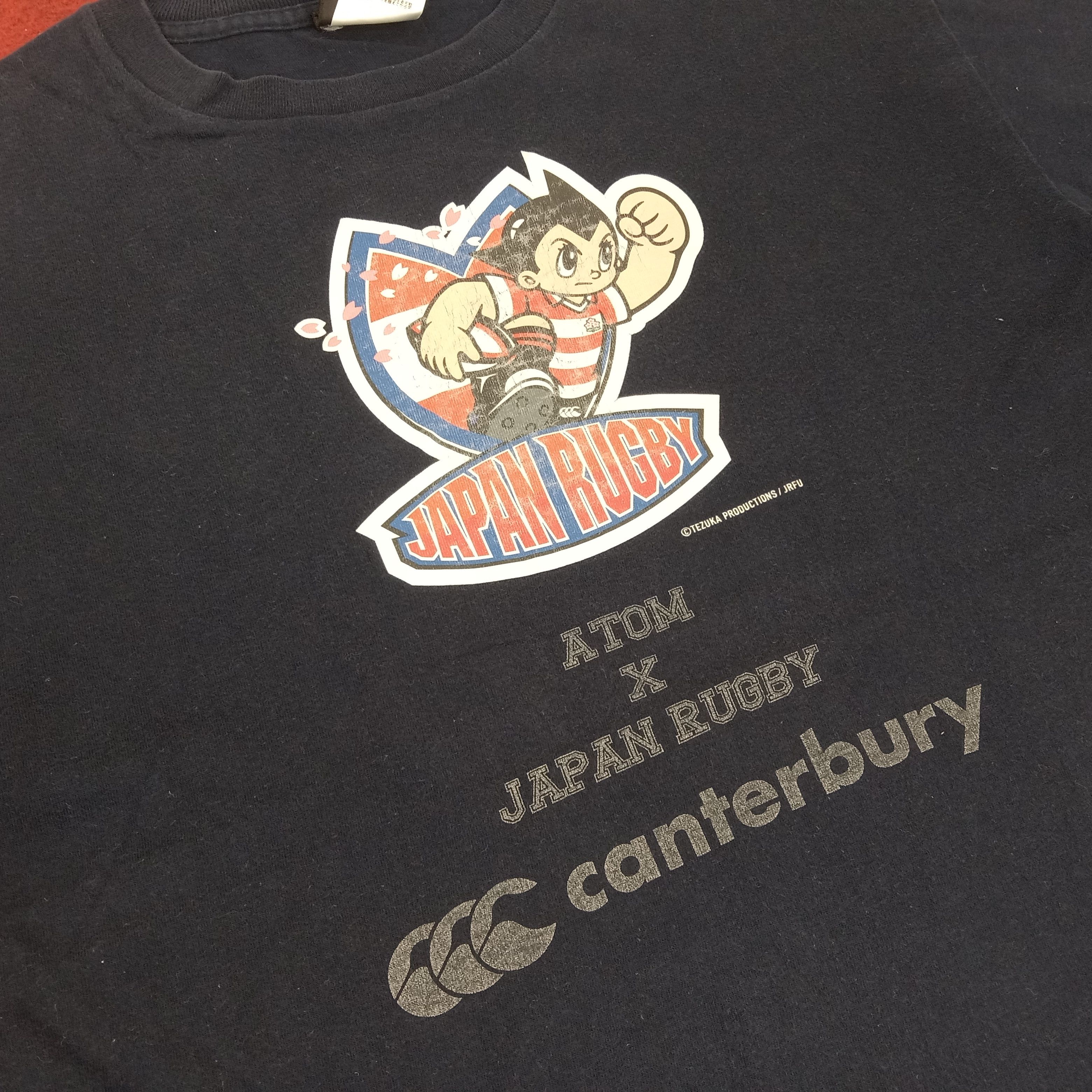 Anime × Canterbury of New Zealand × Vintage Astroboy Japanese Anime X Canterbury Japan Rugby Tshirt Size US L / EU 52-54 / 3 - 2 Thumbnail