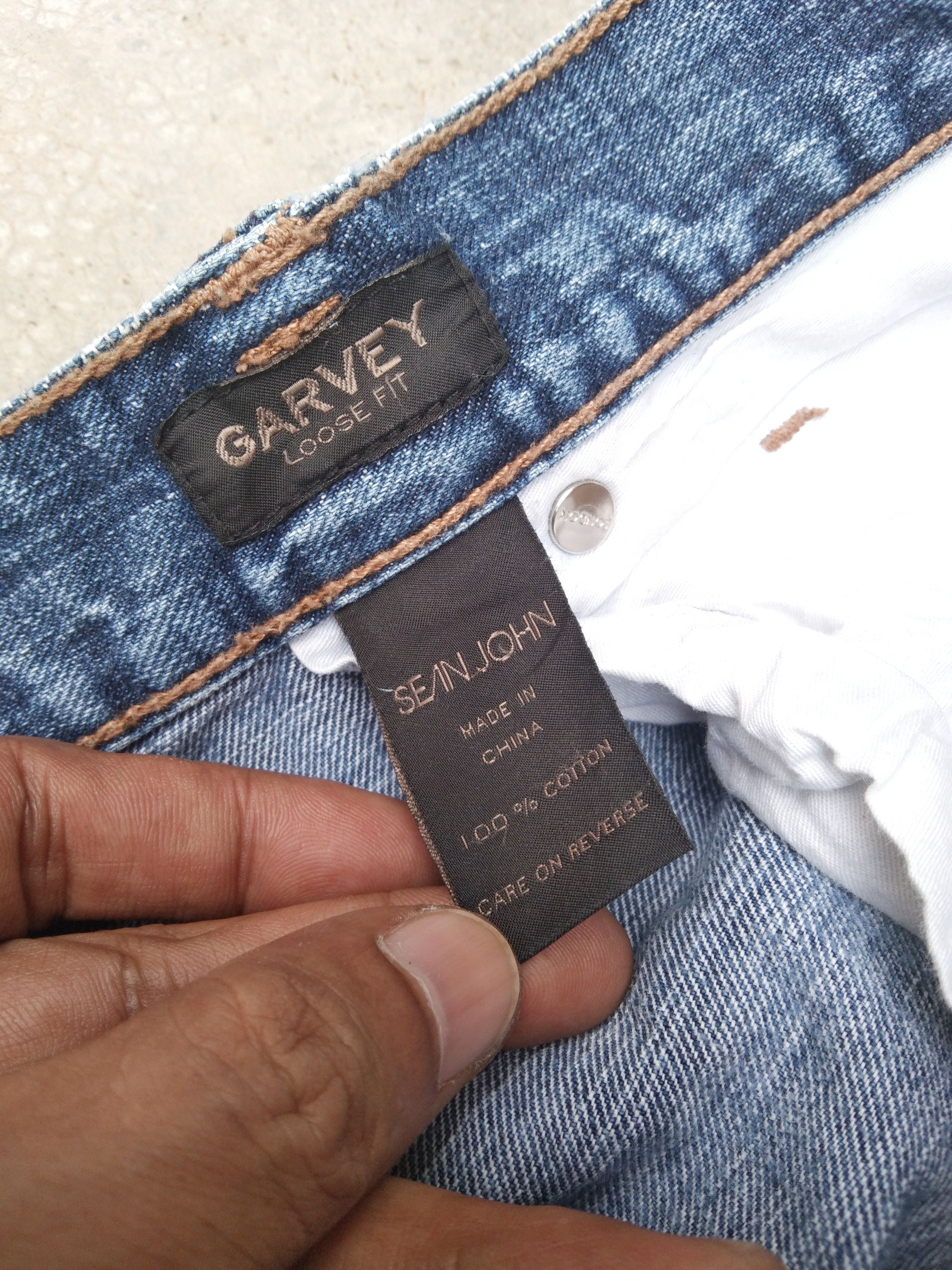 Sean John × Vintage Vintage Sean John Super Baggy Jeans 36x30 Size US 36 / EU 52 - 9 Thumbnail