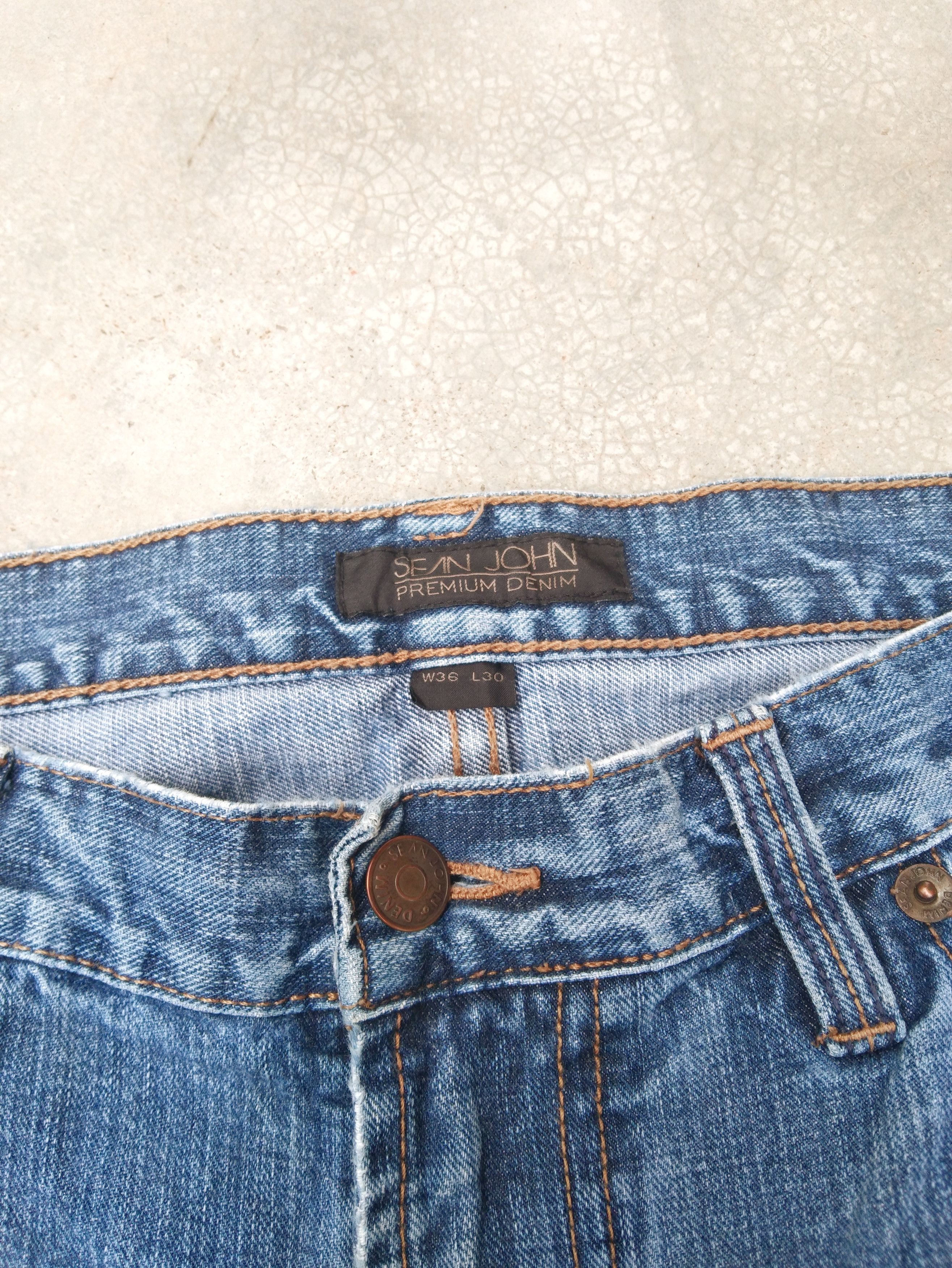 Sean John × Vintage Vintage Sean John Super Baggy Jeans 36x30 Size US 36 / EU 52 - 8 Thumbnail