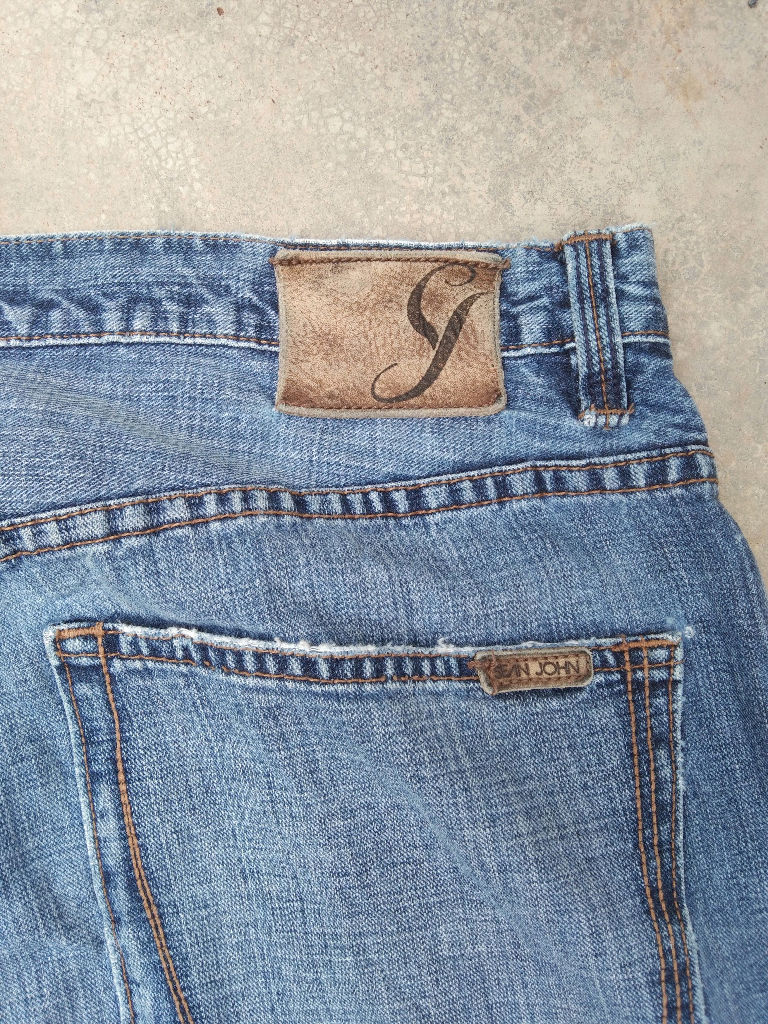 Sean John × Vintage Vintage Sean John Super Baggy Jeans 36x30 Size US 36 / EU 52 - 3 Thumbnail