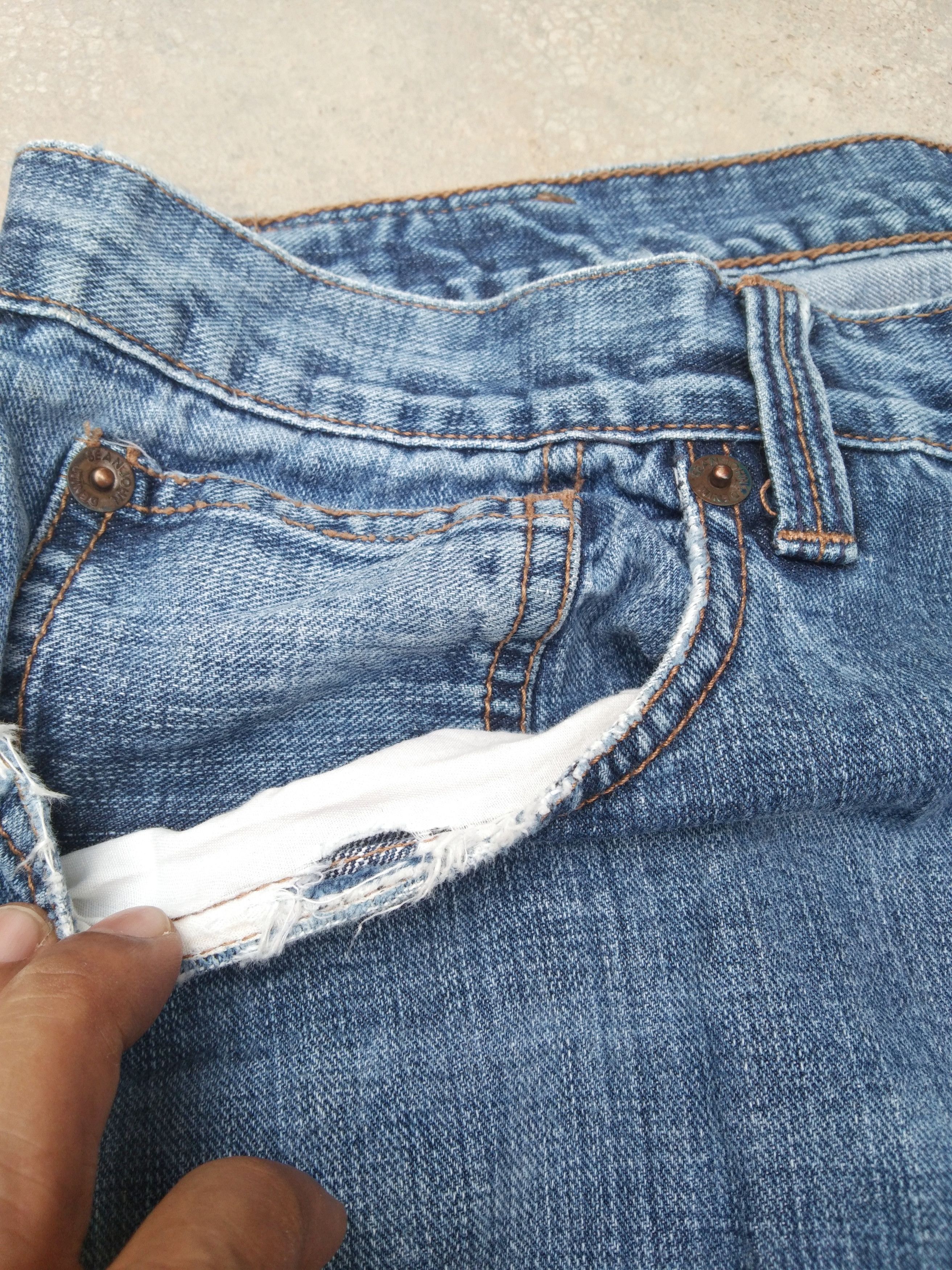 Sean John × Vintage Vintage Sean John Super Baggy Jeans 36x30 Size US 36 / EU 52 - 6 Thumbnail
