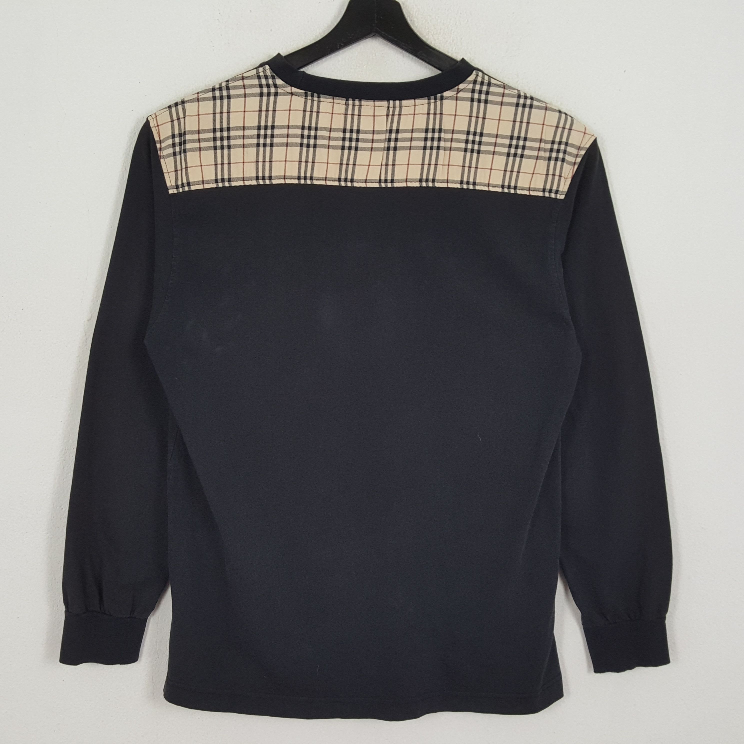 Burberry × Vintage BURBERRY LONDON Luxury Brand Long Sleeve Tshirt Size US L / EU 52-54 / 3 - 1 Thumbnail