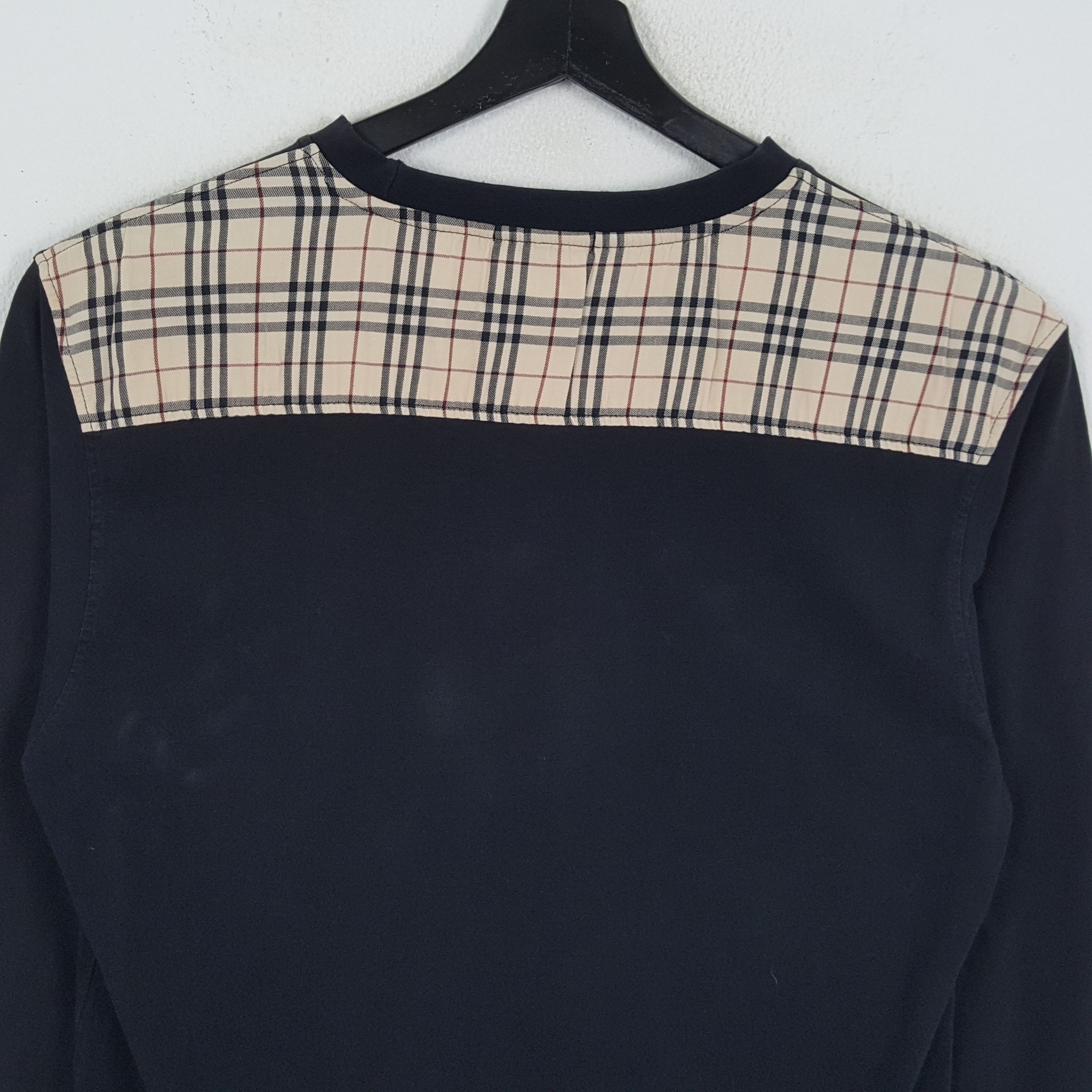Burberry × Vintage BURBERRY LONDON Luxury Brand Long Sleeve Tshirt Size US L / EU 52-54 / 3 - 2 Thumbnail