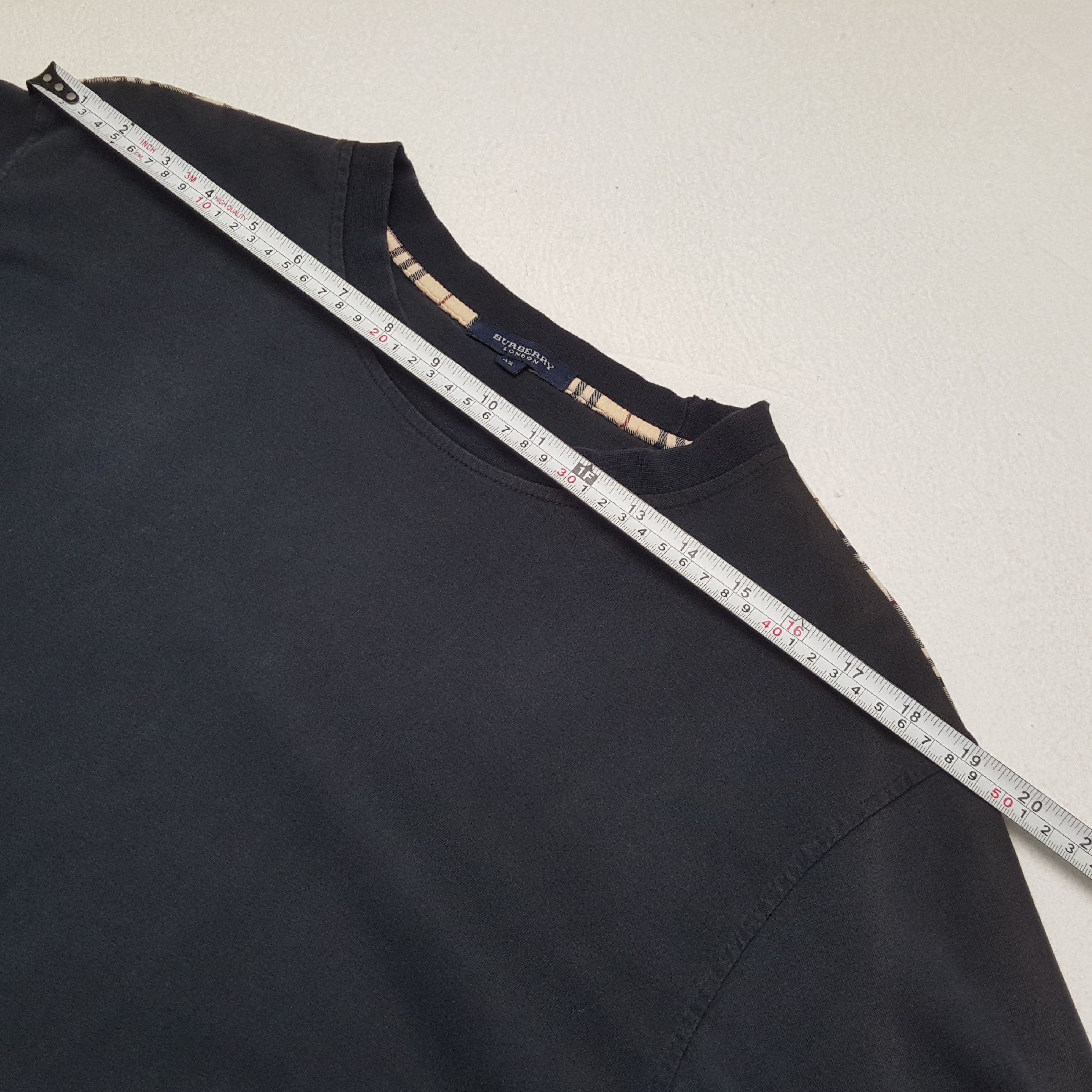 Burberry × Vintage BURBERRY LONDON Luxury Brand Long Sleeve Tshirt Size US L / EU 52-54 / 3 - 5 Thumbnail