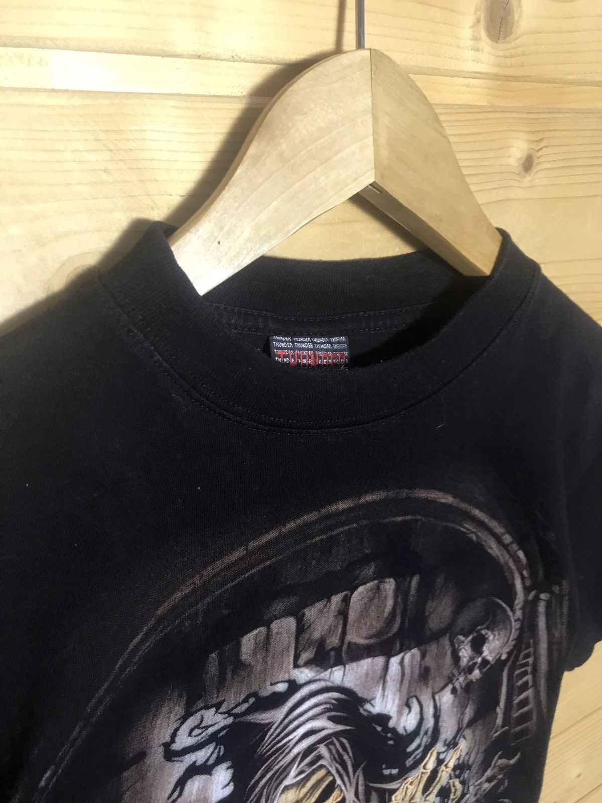Vintage Vintage Thunder Skeleton t-shirt Size US S / EU 44-46 / 1 - 5 Thumbnail