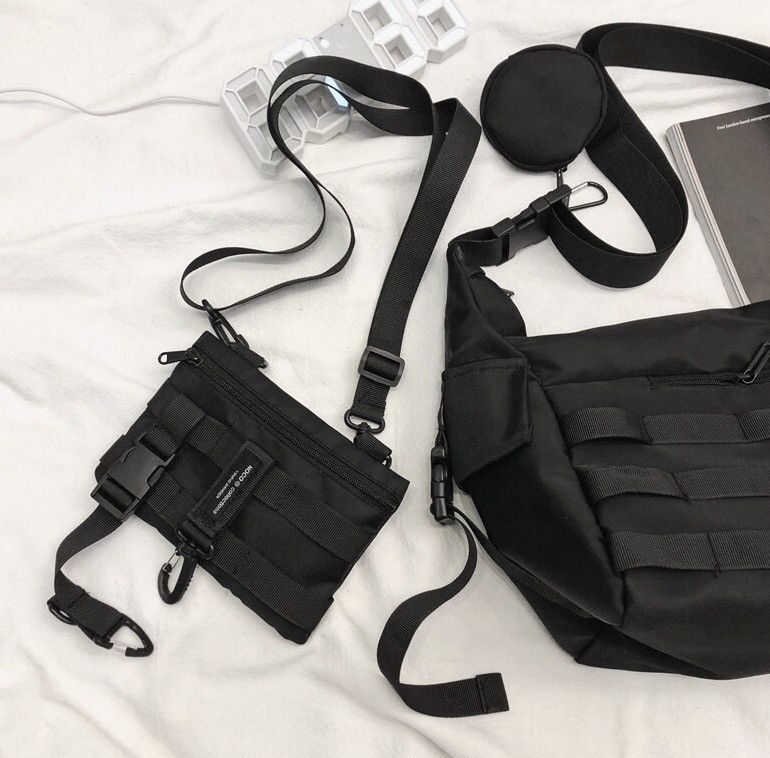 Japanese Brand Military utility messenger bag belt bag fanny pack Size ONE SIZE - 6 Thumbnail