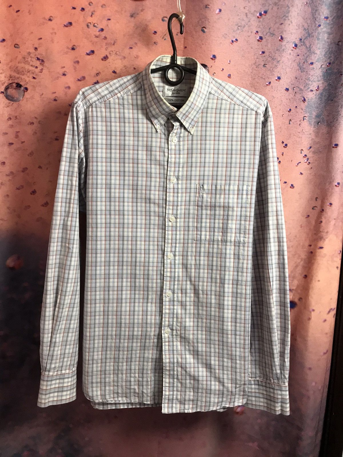 Vintage × Yves Saint Laurent YSL Yves saint Laurent luxury shirt Size US M / EU 48-50 / 2 - 2 Thumbnail