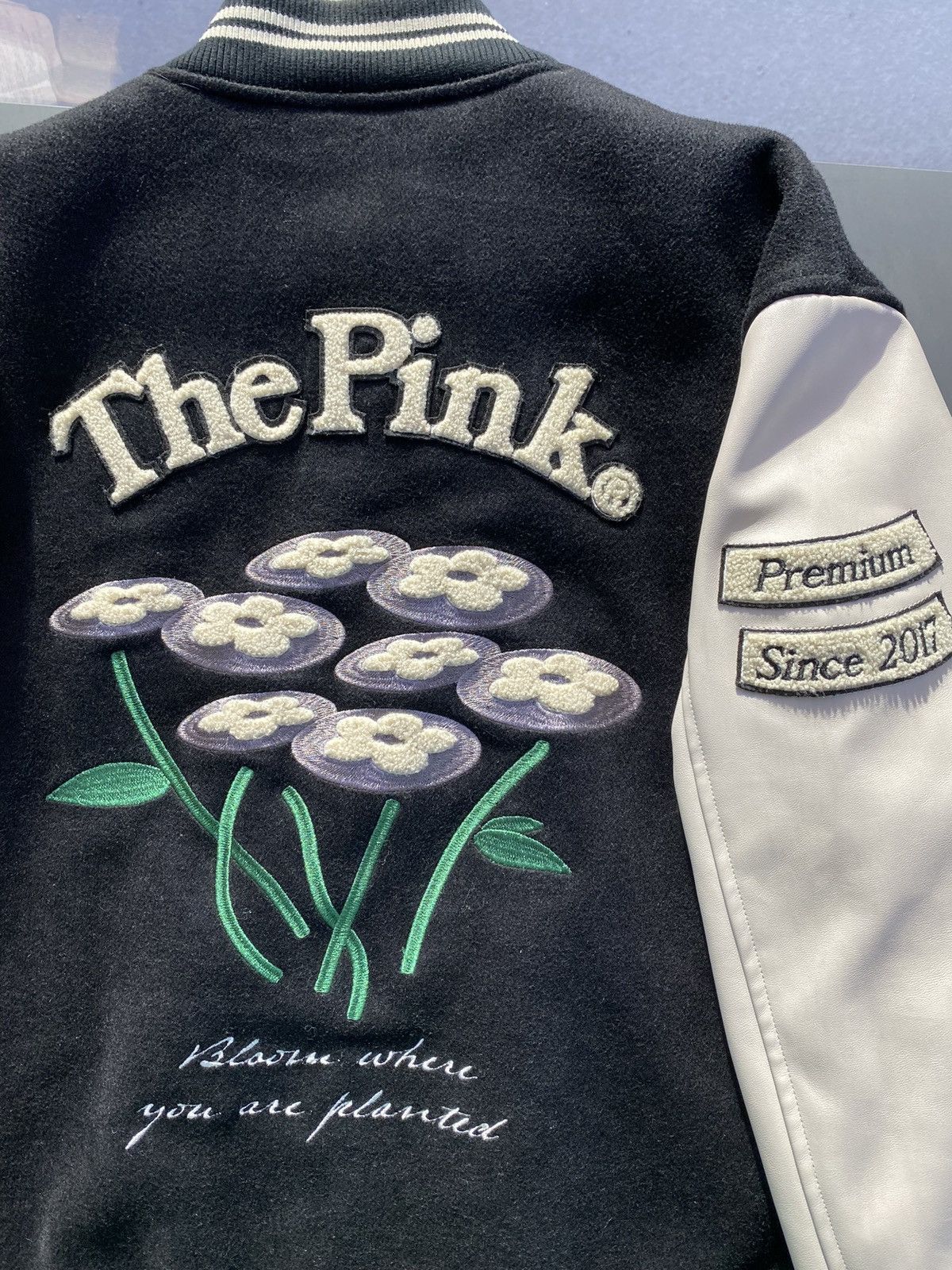 Vandy The Pink Vandy The Pink Varsity Jacket Black | Grailed