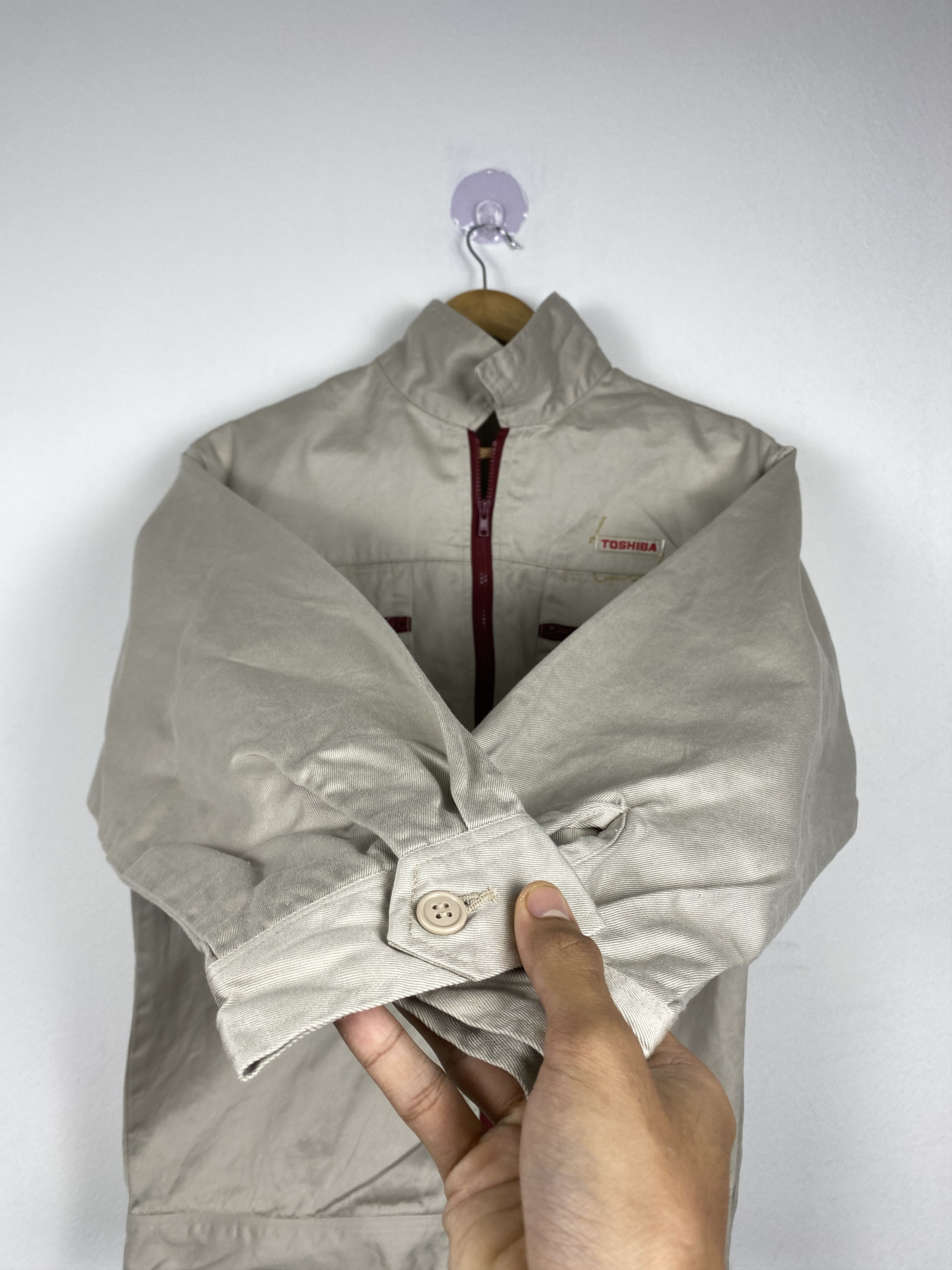 Japanese Brand Vintage Workwear Toshiba Zip Up Jackets J1192 Size US S / EU 44-46 / 1 - 7 Thumbnail