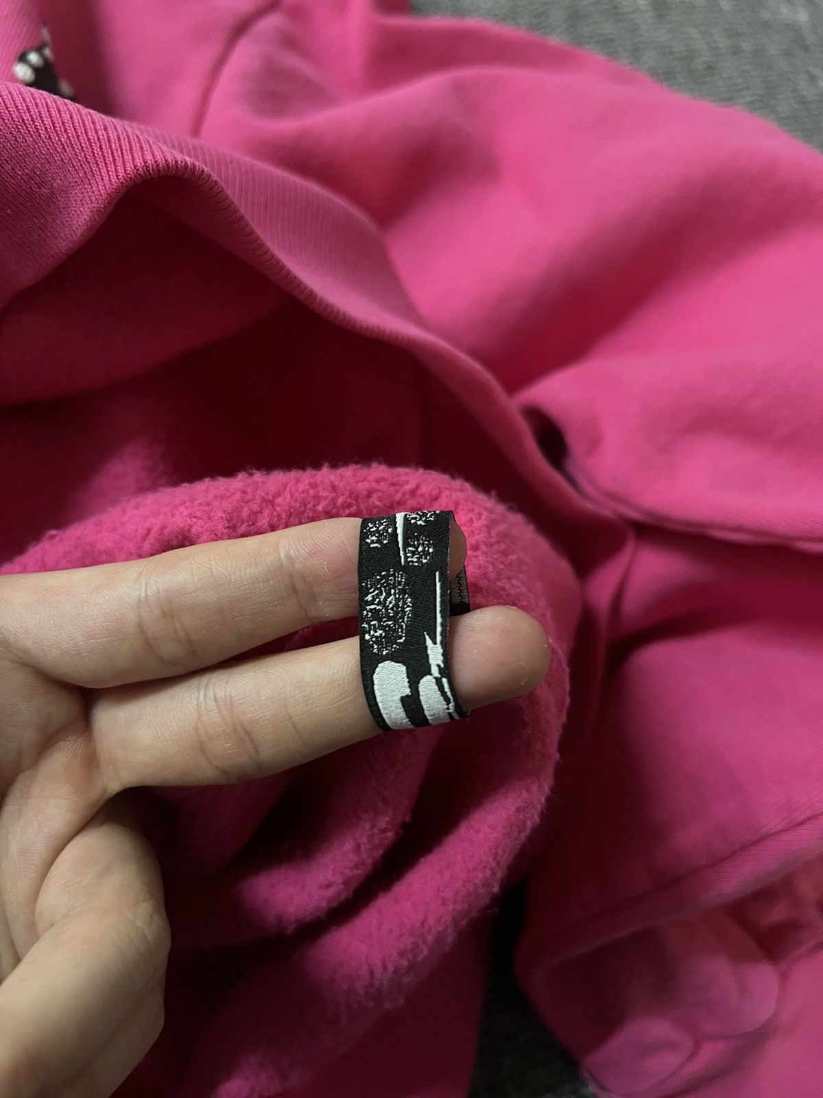 Sp5der sp5der pink punk hoodie Size US XL / EU 56 / 4 - 7 Thumbnail