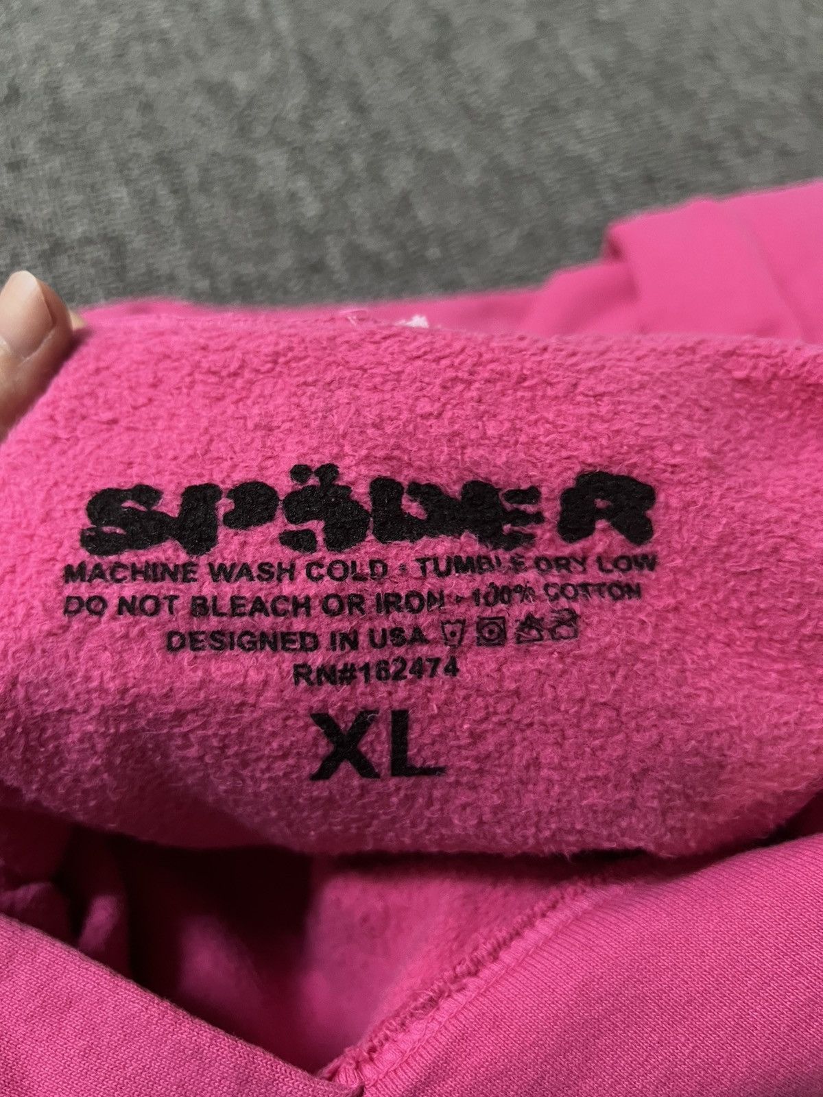 Sp5der sp5der pink punk hoodie Size US XL / EU 56 / 4 - 3 Thumbnail