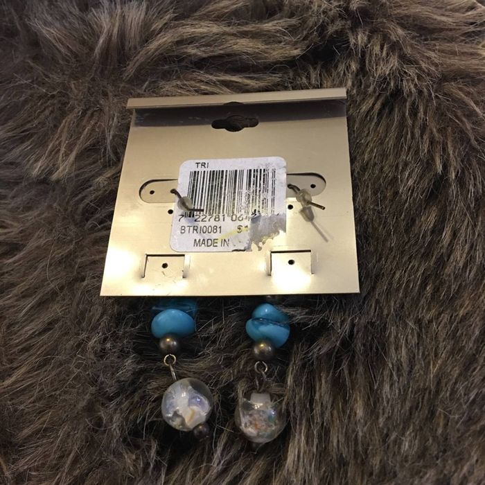 Jewelry Aris by Treska beaded dangle fish hook earrings Grailed