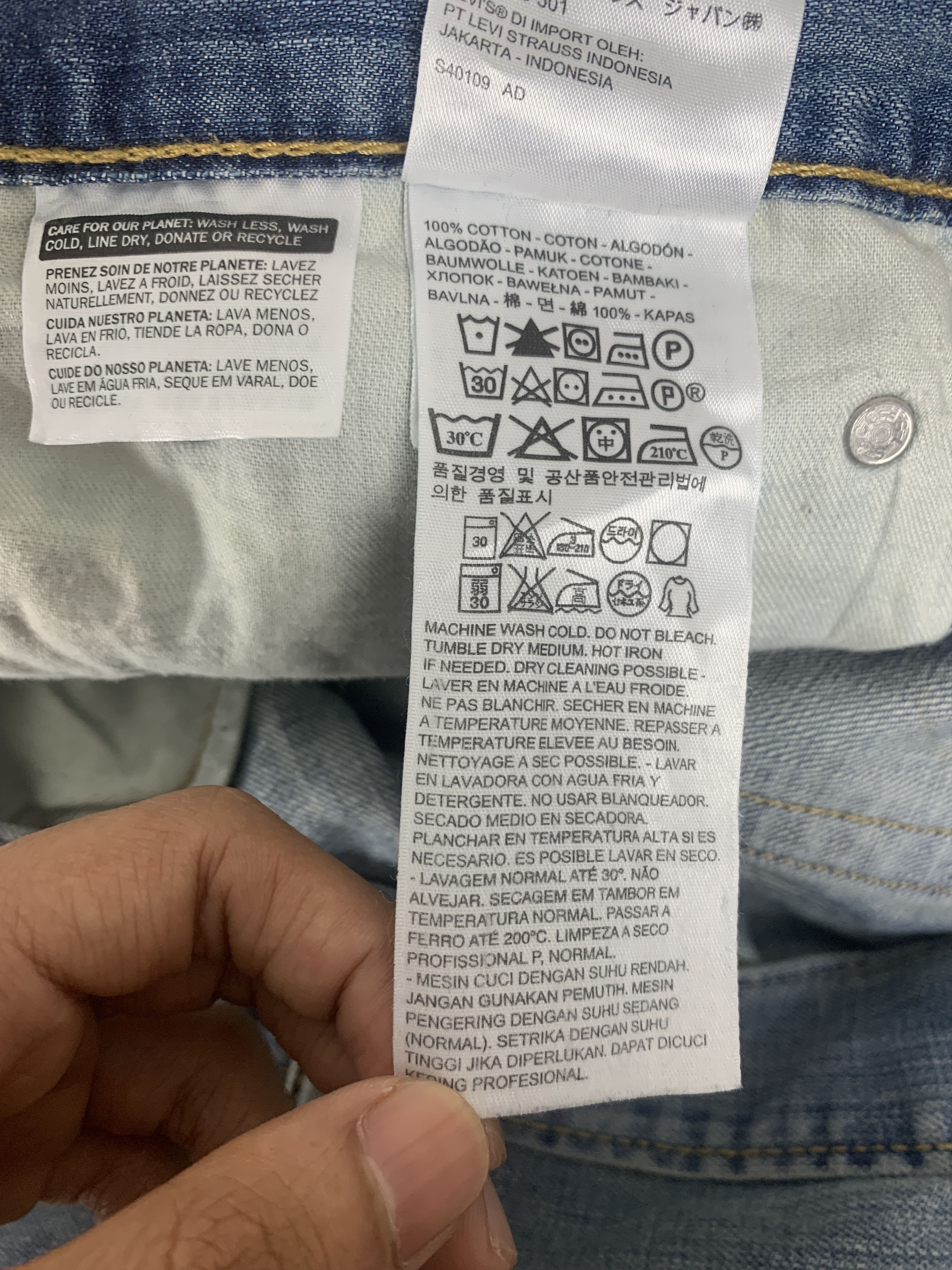 Levi's Vintage LEVI'S 569 Faded Loose Straight Cut Mid Wash Jeans Size US 44 / EU 60 - 16 Thumbnail
