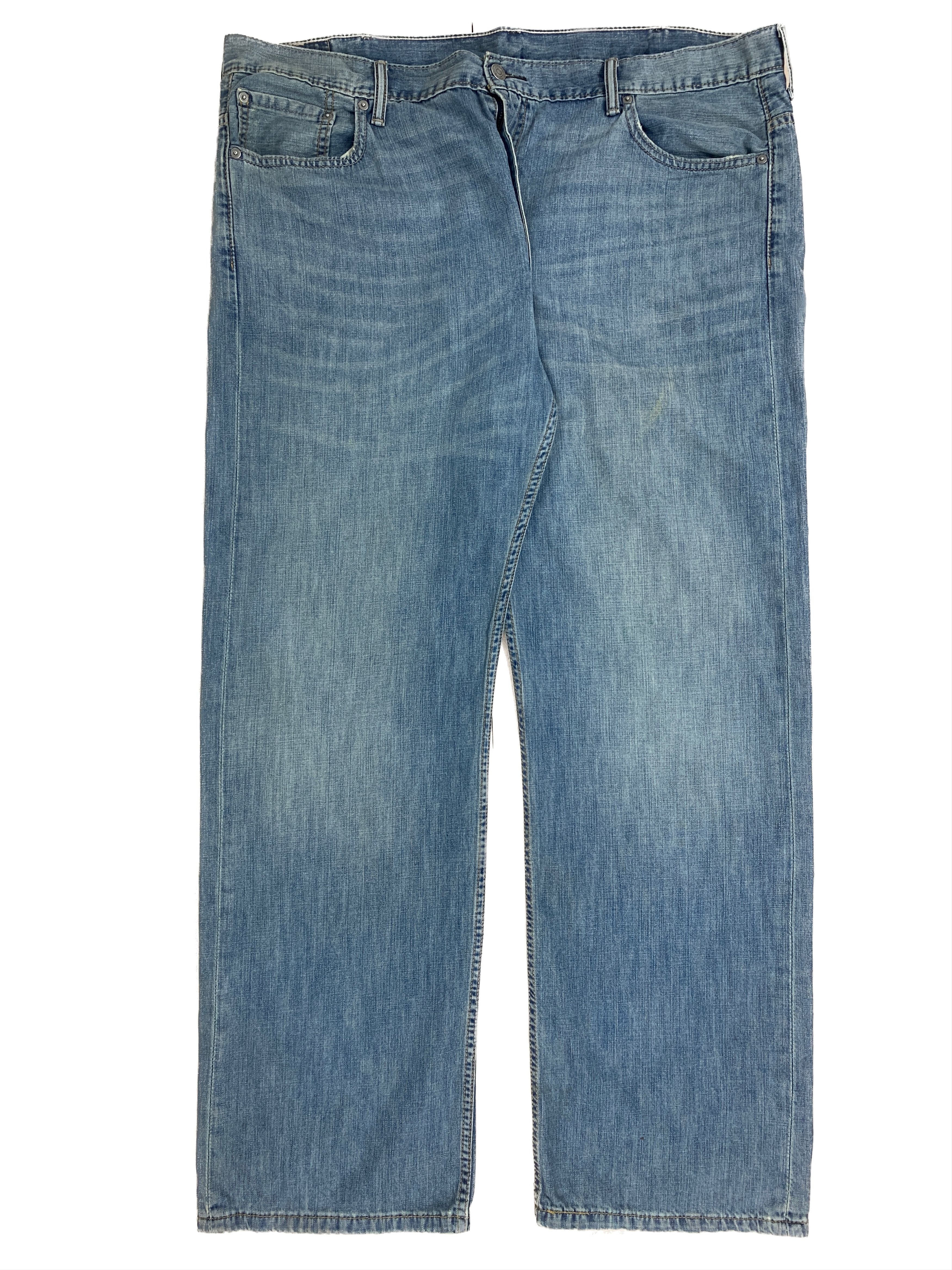 Levi's Vintage LEVI'S 569 Faded Loose Straight Cut Mid Wash Jeans Size US 44 / EU 60 - 1 Thumbnail