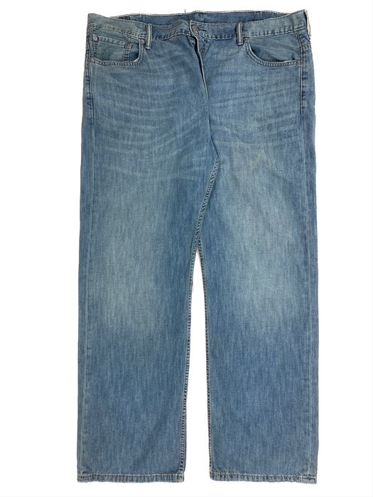 Vintage Vintage LEVI'S 569 Faded Loose Straight Cut Mid Wash Jeans ...