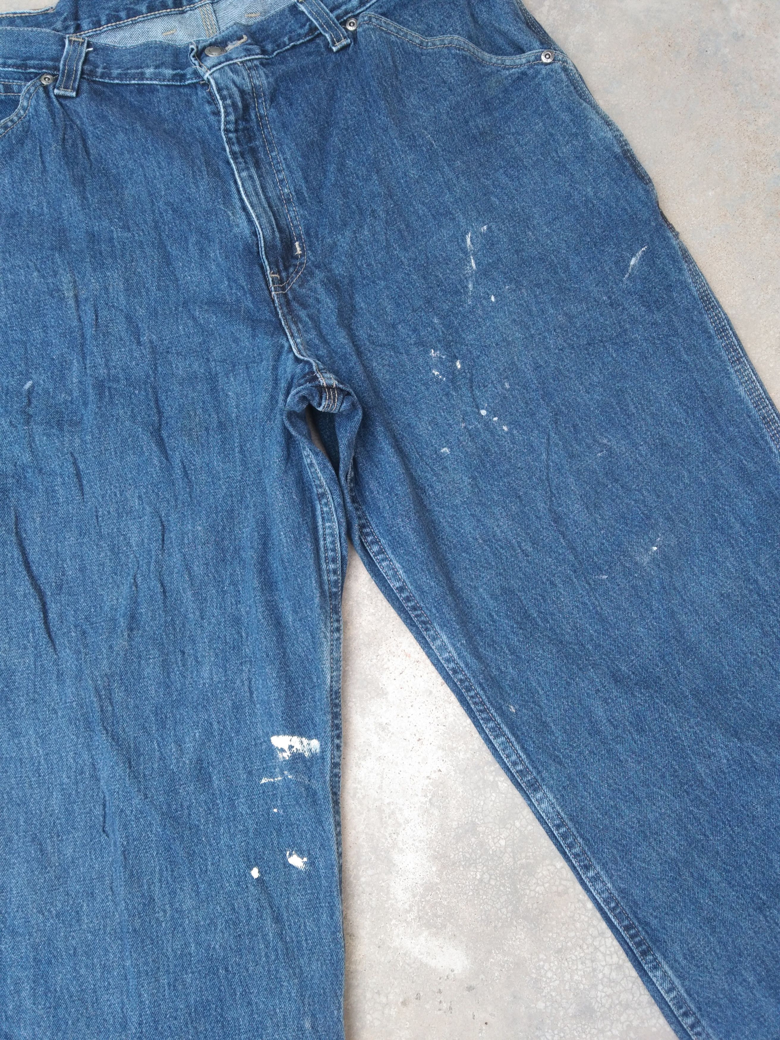 Walmart Vintage Member's Mark Carpenter Jeans 36x31 Size US 36 / EU 52 - 7 Thumbnail