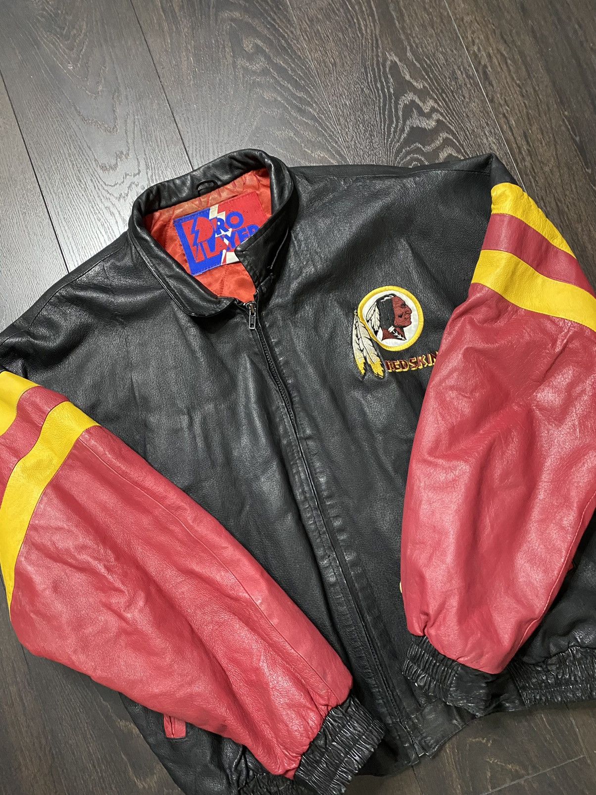 NFL Pro Player Vintage Vintage Pro Player Washington Redskins Leather Jacket Grailed