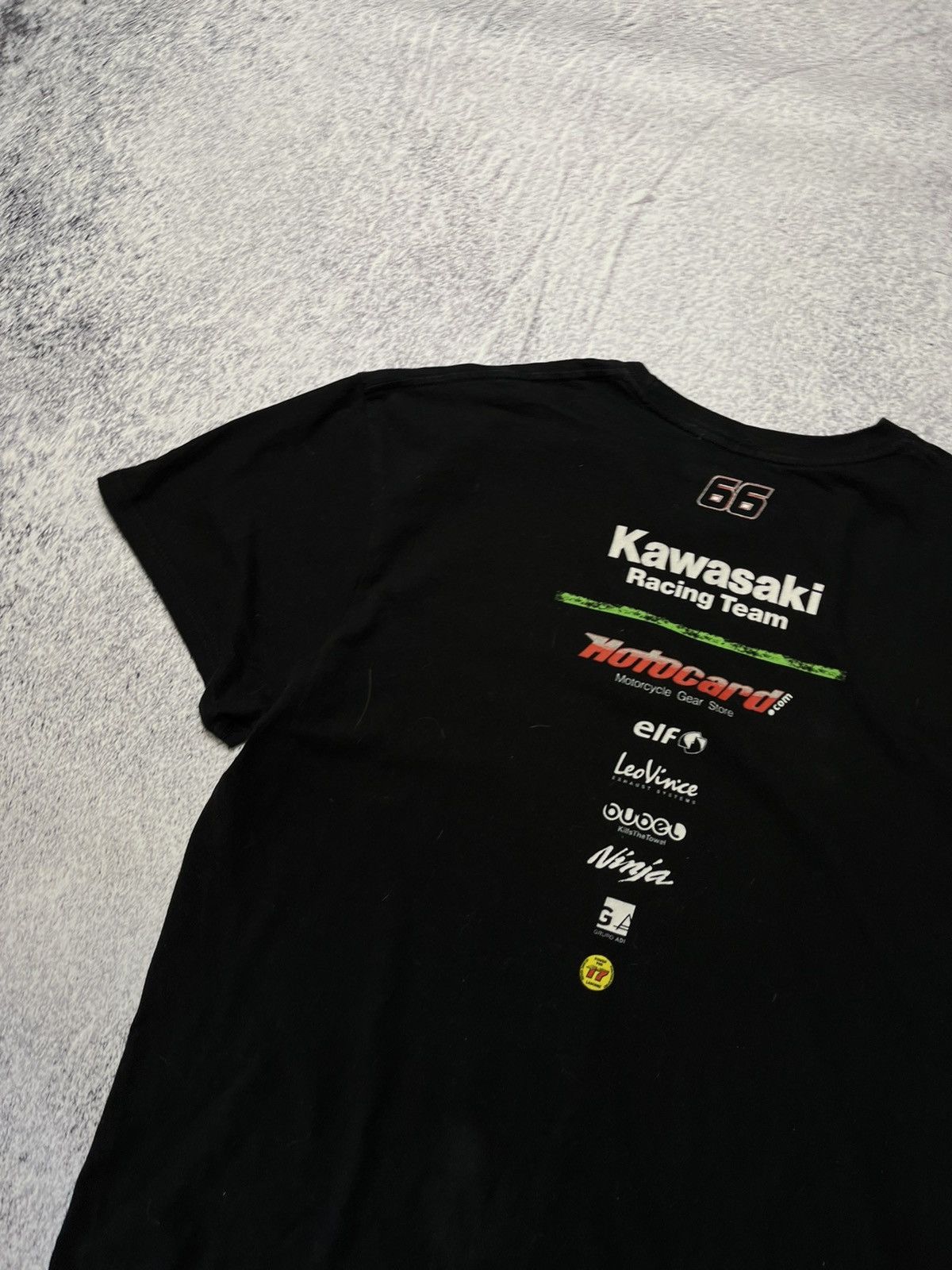 Vintage Vintage Kawasaki Moto tee Tom Sykes size XL logo Size US XL / EU 56 / 4 - 12 Thumbnail