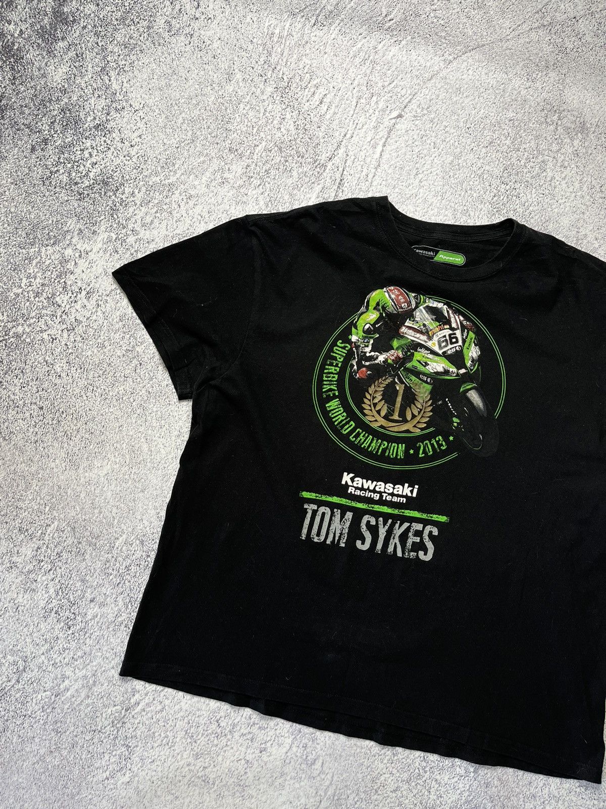 Vintage Vintage Kawasaki Moto tee Tom Sykes size XL logo Size US XL / EU 56 / 4 - 2 Thumbnail