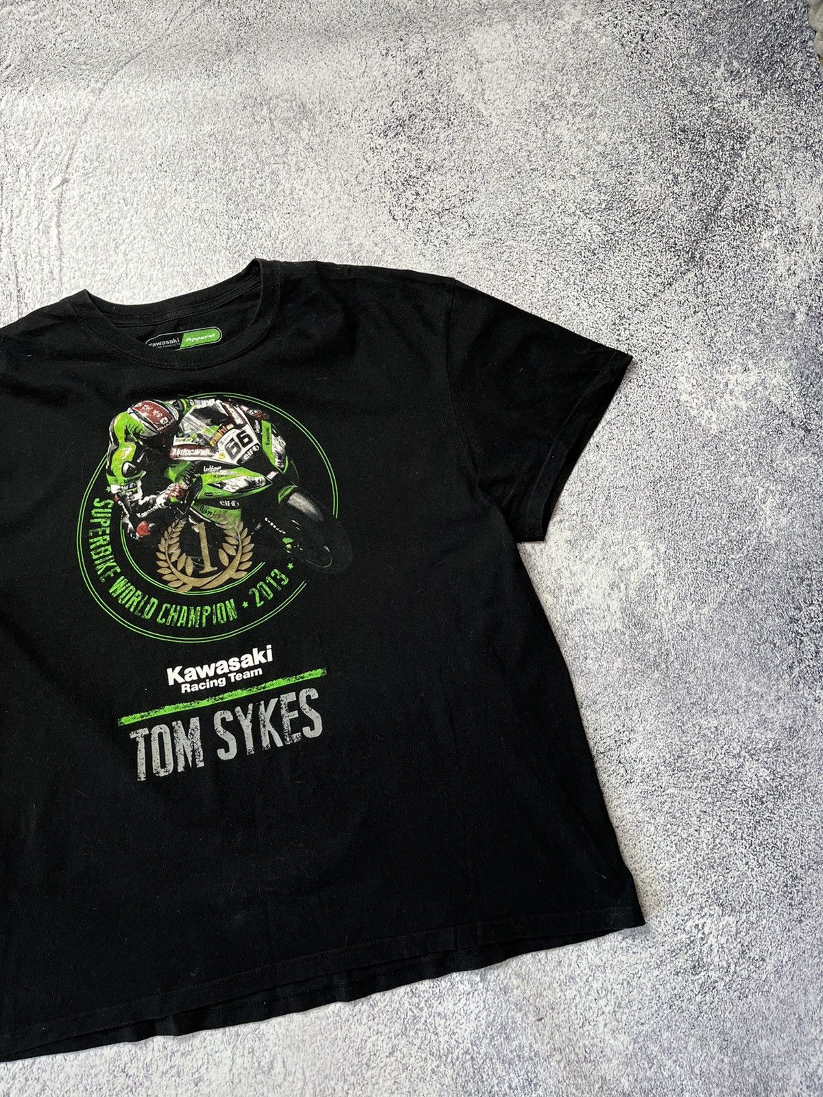 Vintage Vintage Kawasaki Moto tee Tom Sykes size XL logo Size US XL / EU 56 / 4 - 3 Thumbnail
