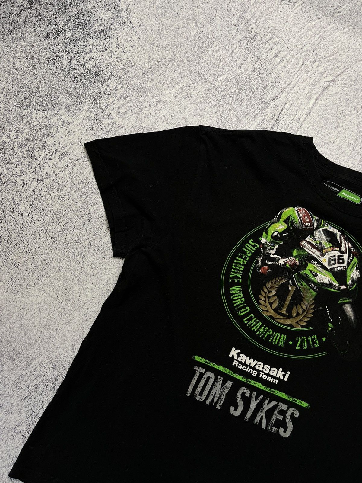 Vintage Vintage Kawasaki Moto tee Tom Sykes size XL logo Size US XL / EU 56 / 4 - 7 Thumbnail