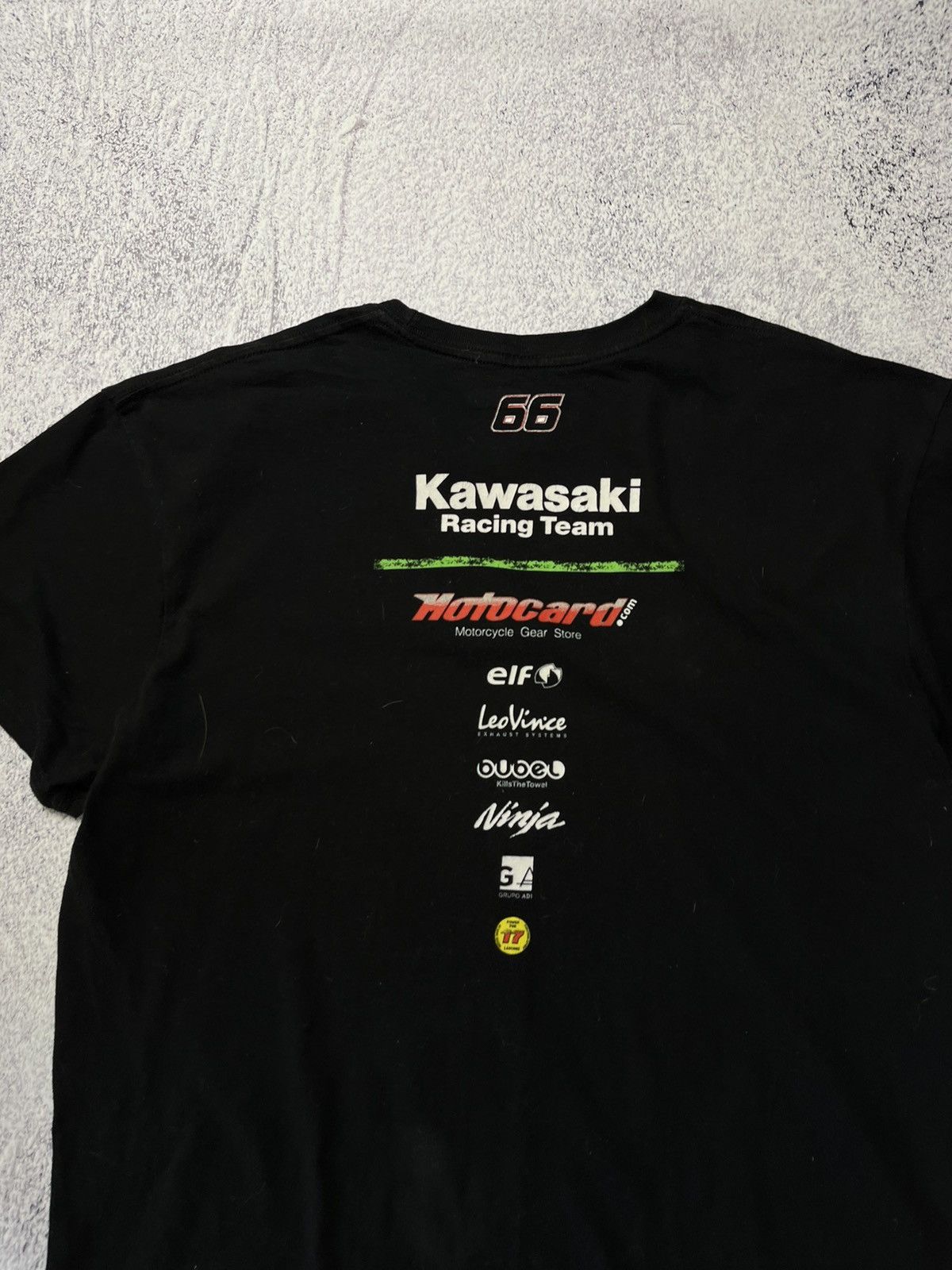 Vintage Vintage Kawasaki Moto tee Tom Sykes size XL logo Size US XL / EU 56 / 4 - 11 Thumbnail