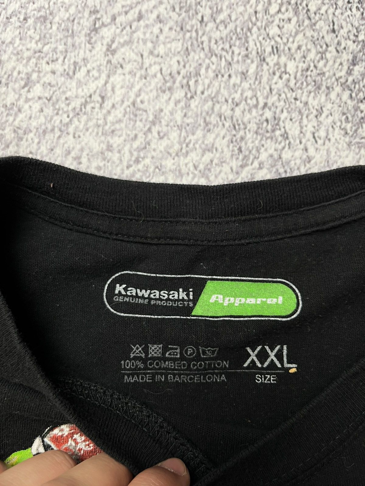 Vintage Vintage Kawasaki Moto tee Tom Sykes size XL logo Size US XL / EU 56 / 4 - 9 Thumbnail