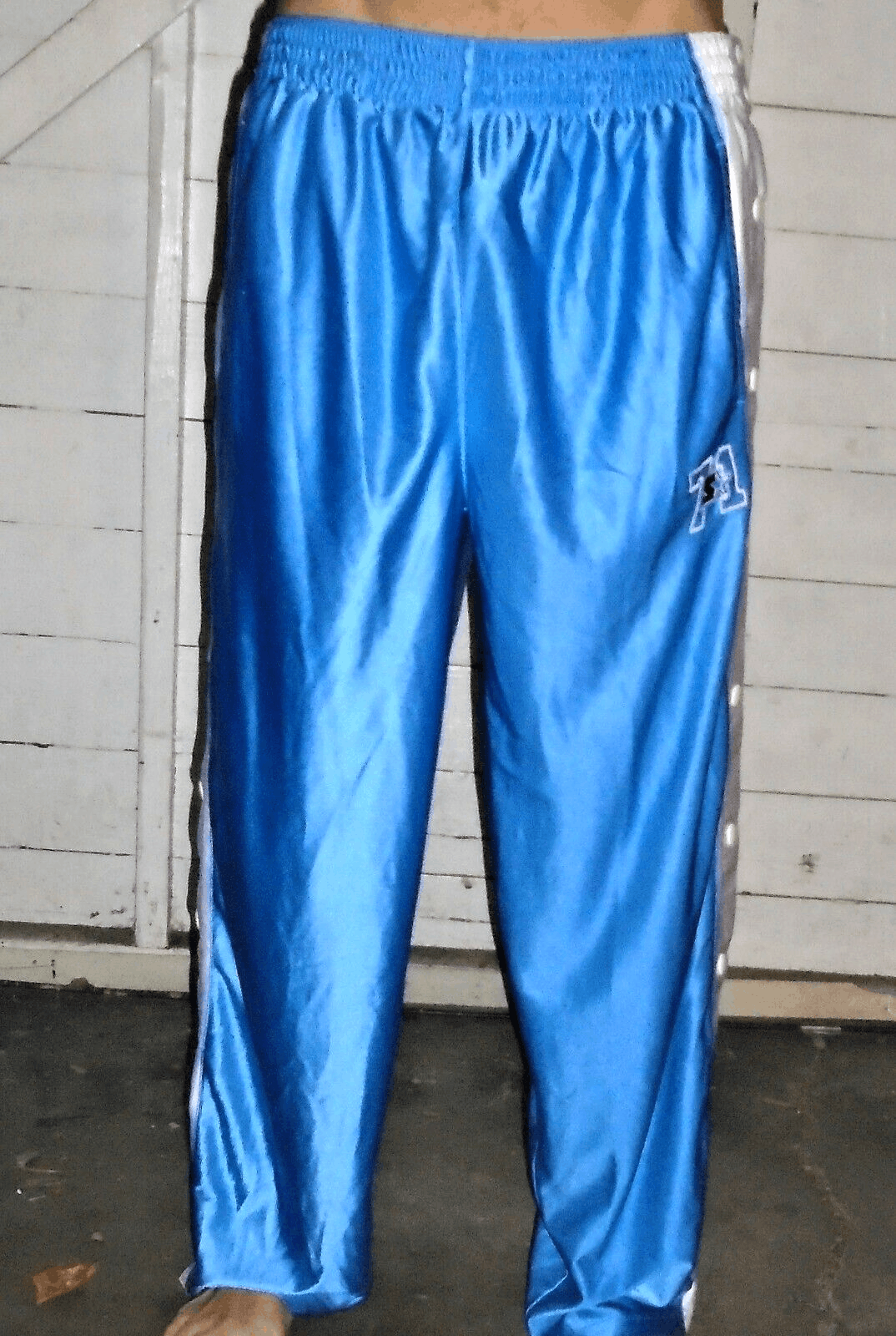 Vintage Vintage Starter Blue White Tear Away Pants L Grailed