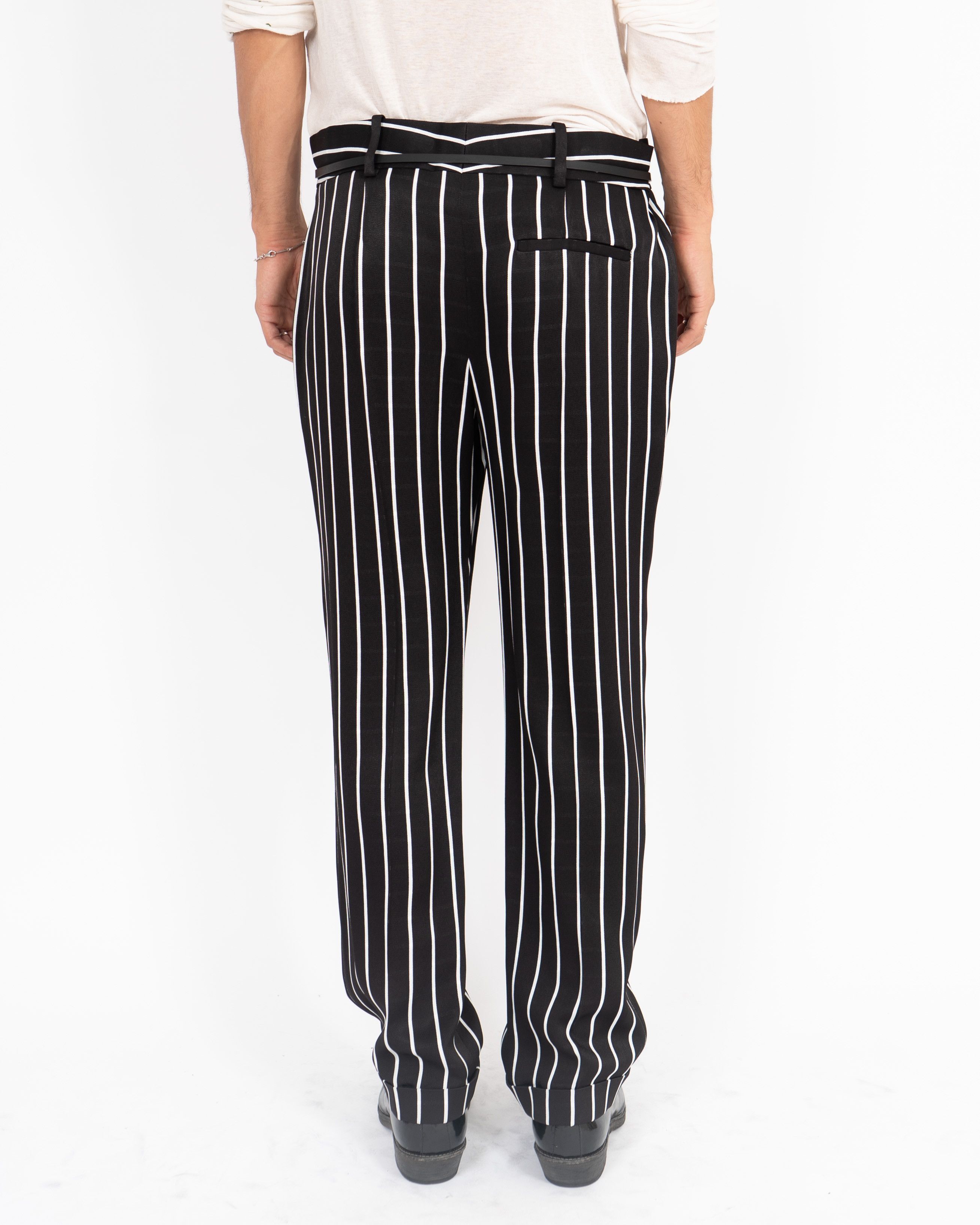Haider Ackermann SS18 Striped Runway Morganite Trousers Size US 34 / EU 50 - 6 Thumbnail