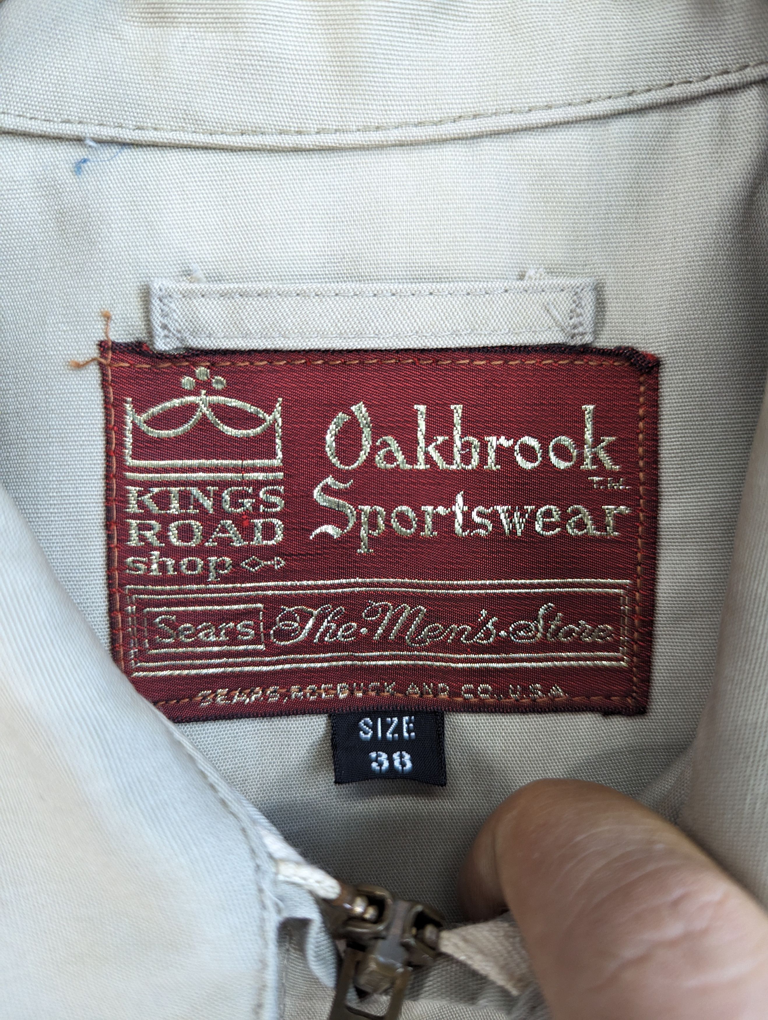 Sears Vintage 80s Sear Oakbrook Sportswear Casual Style Jacket Size US M / EU 48-50 / 2 - 14 Thumbnail