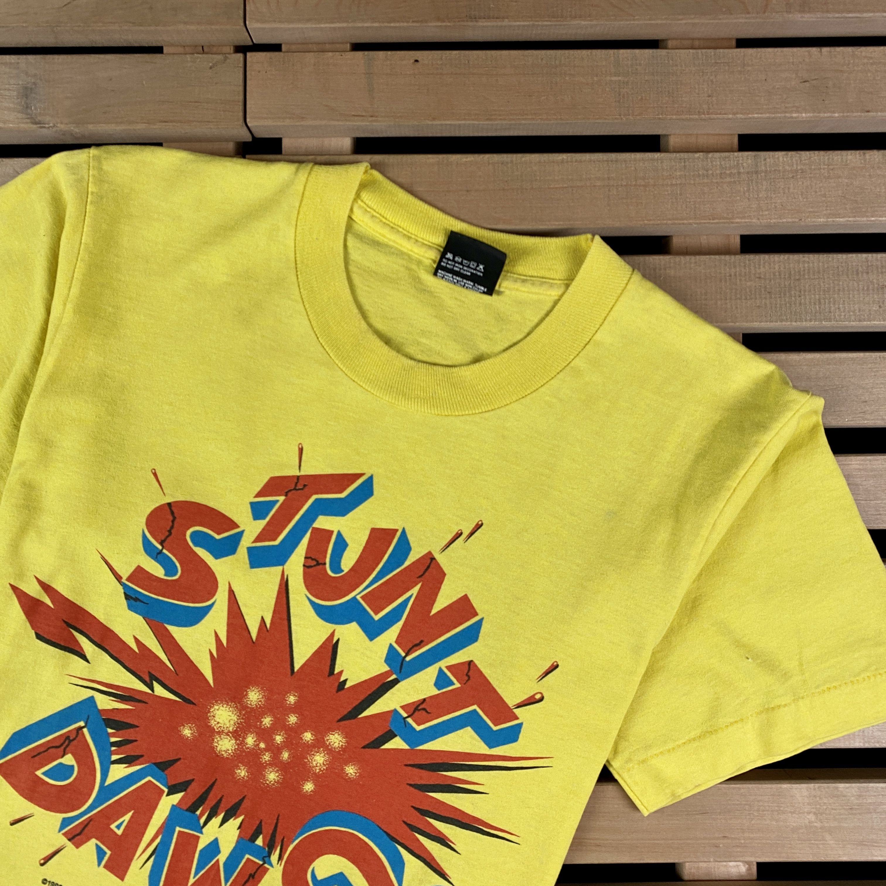 Vintage Mens Vintage Short Sleeve T-Shirt Stunt Dawgs 1992 Size S Size US S / EU 44-46 / 1 - 2 Thumbnail