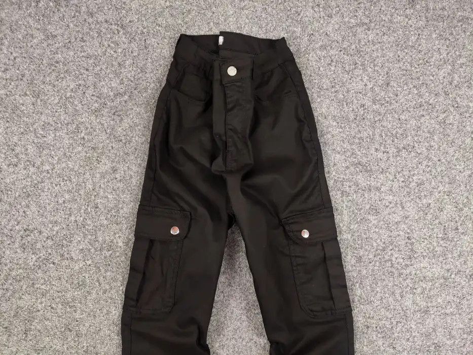 Japanese Brand Vintage 90's Japanese Trendy Flared Cargo Trousers Pants Size 30" / US 8 / IT 44 - 3 Thumbnail