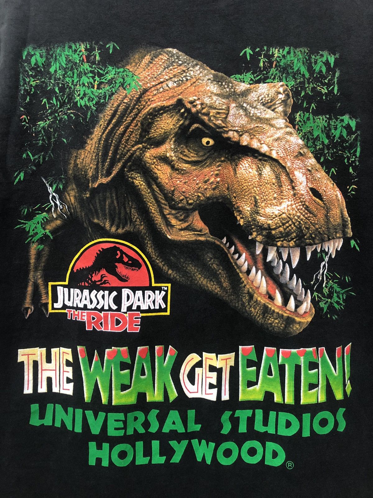 Universal Studios × Vintage Vintage Jurassic Park The Ride T-Shirt Size US M / EU 48-50 / 2 - 2 Thumbnail