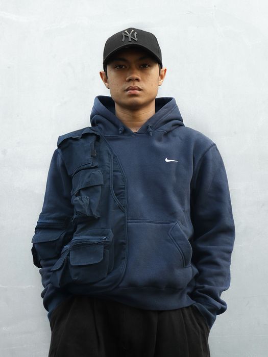 reworked nike hoodie