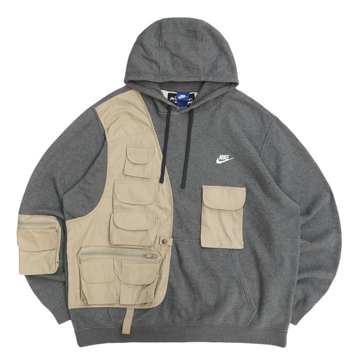 reworked nike hoodie