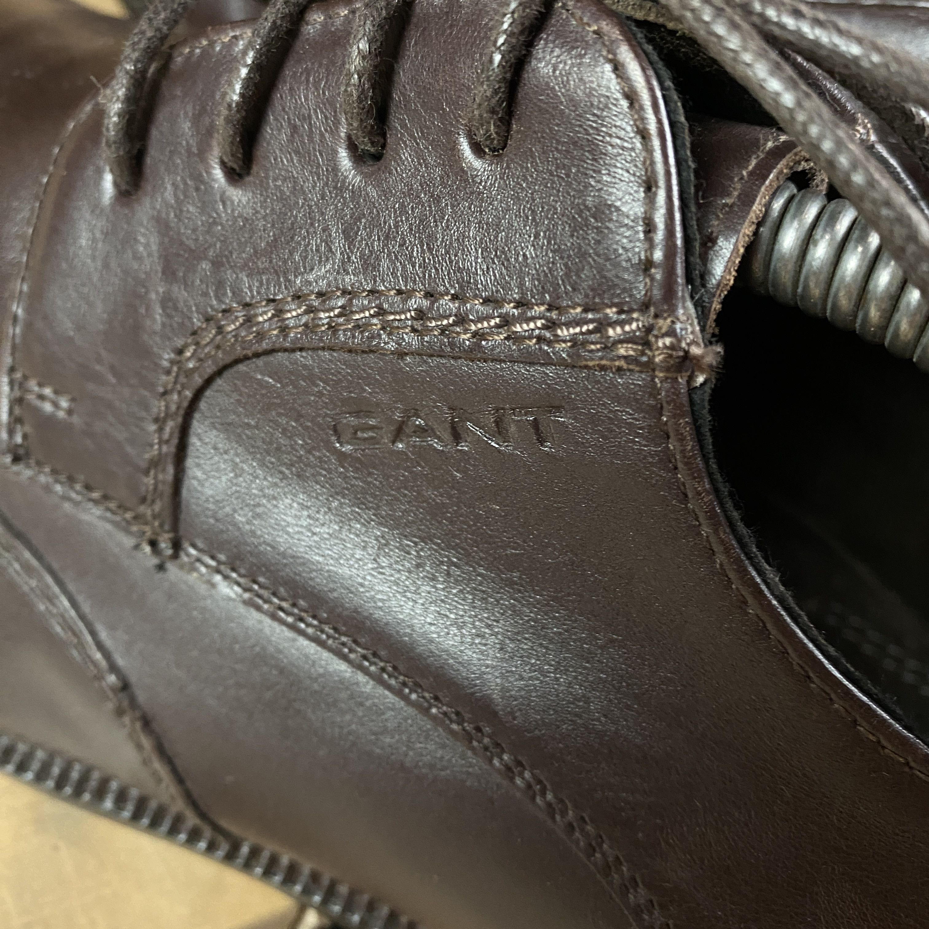 Gant Mens Real Leather Square Toe Loafers Gant Size UK 8 EU 42 Size US 9 / EU 42 - 6 Thumbnail