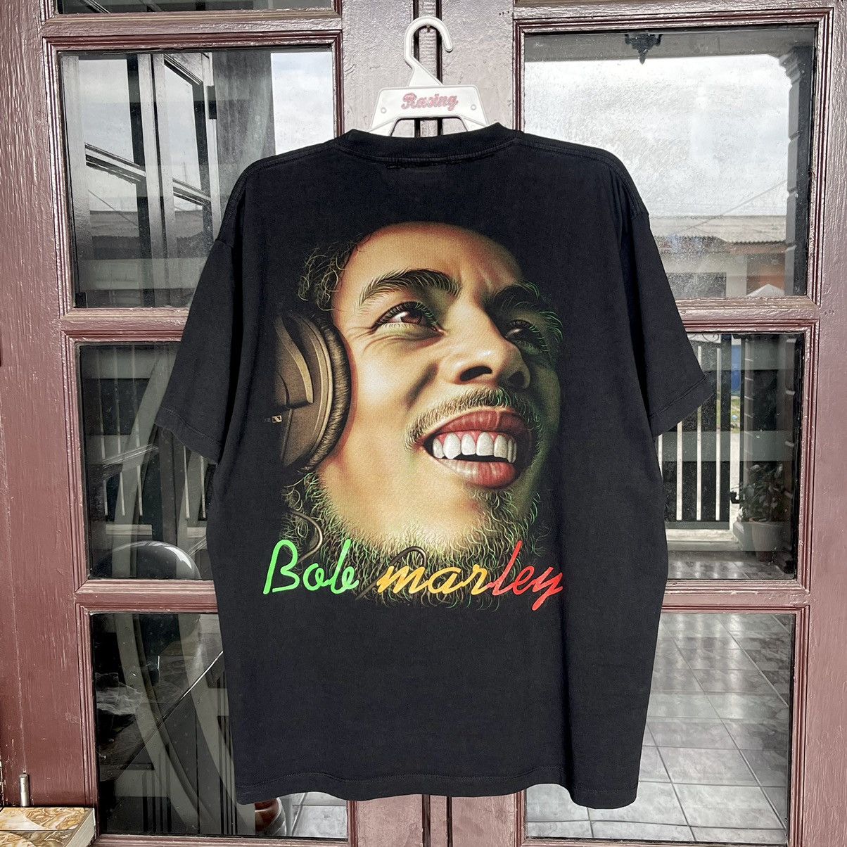 Bob Marley × Vintage Bob Marley Fullprint T-Shirt Size US XL / EU 56 / 4 - 2 Thumbnail