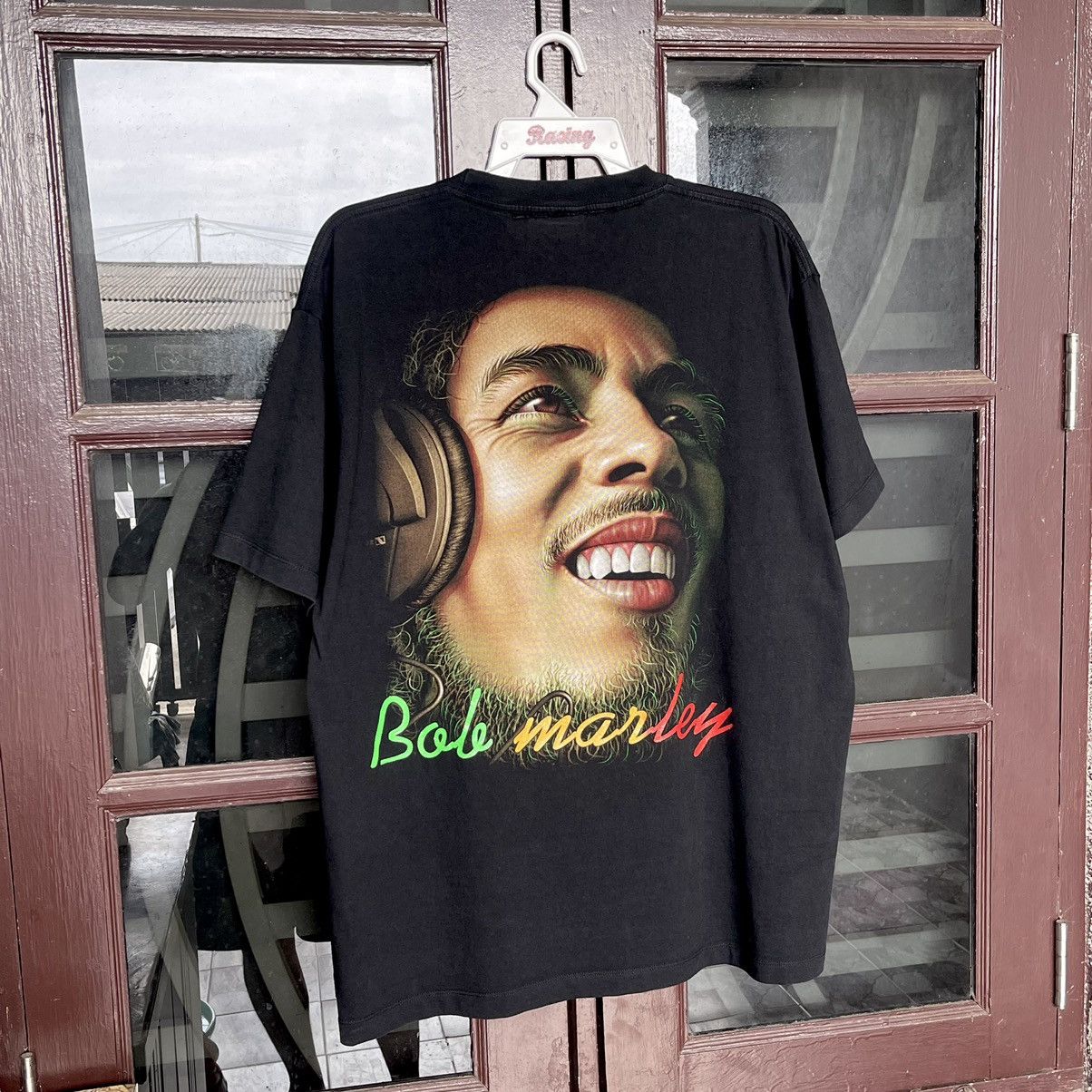 Bob Marley × Vintage Bob Marley Fullprint T-Shirt Size US XL / EU 56 / 4 - 7 Thumbnail