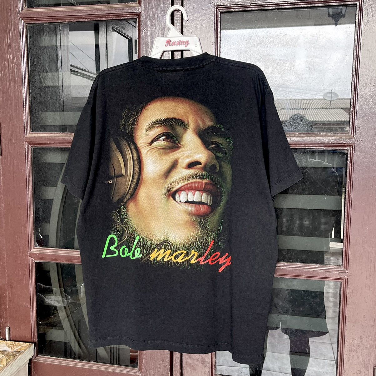 Bob Marley × Vintage Bob Marley Fullprint T-Shirt Size US XL / EU 56 / 4 - 4 Thumbnail