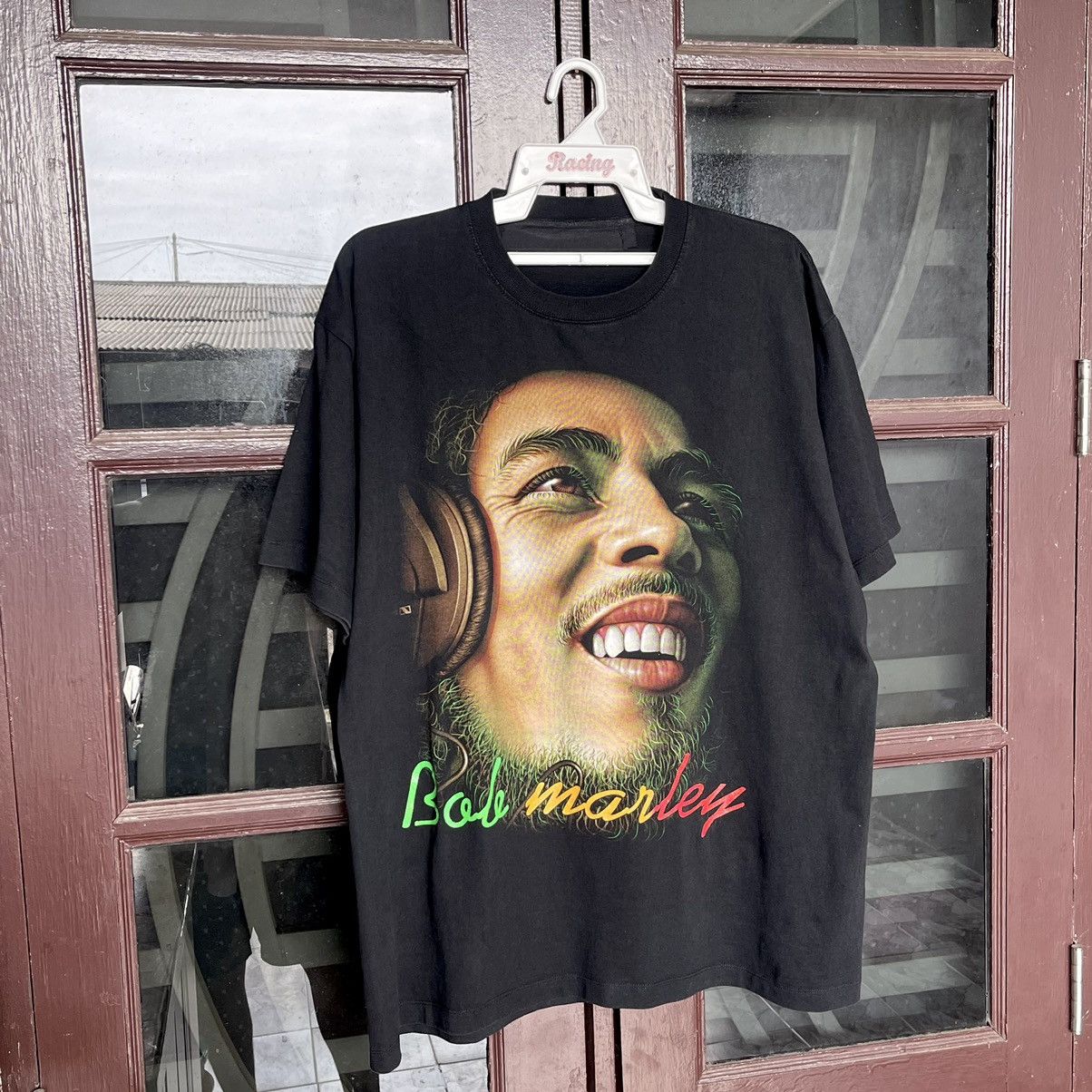 Bob Marley × Vintage Bob Marley Fullprint T-Shirt Size US XL / EU 56 / 4 - 3 Thumbnail