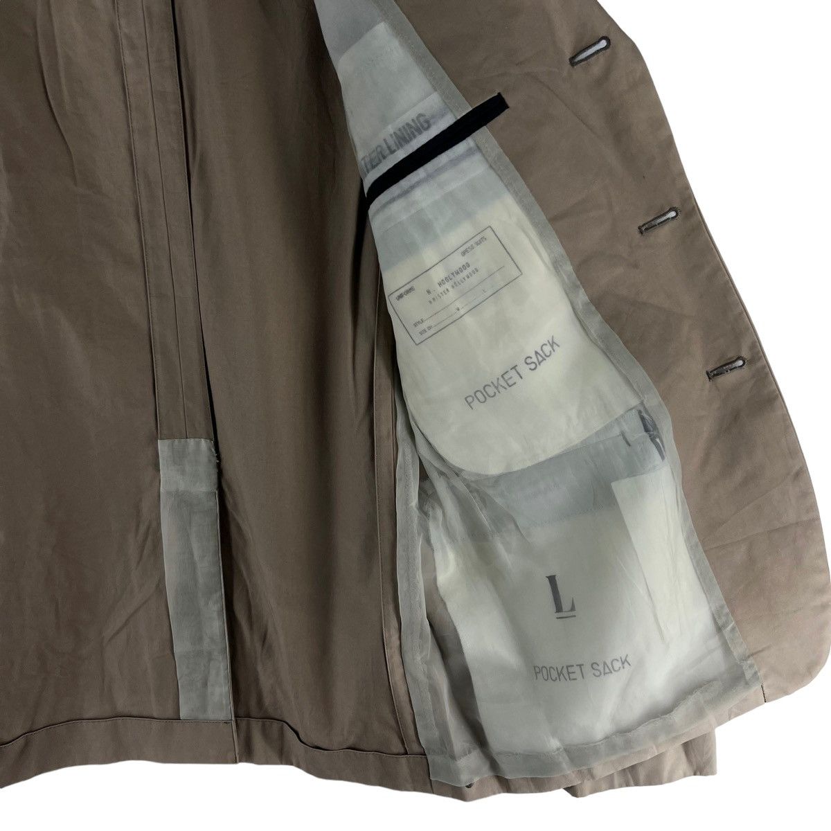 Japanese Brand DOUBLE BREAST JACKET RARE LINING N.HOOLYWOOD JAPAN Size US L / EU 52-54 / 3 - 11 Thumbnail