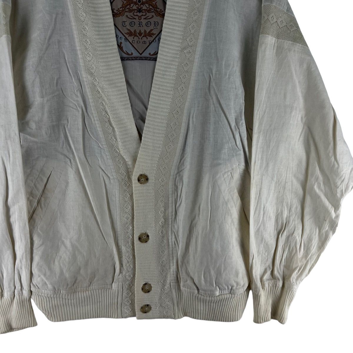 Japanese Brand VINTAGE CAEDIGAN BOMBER JACKET TOROY KAPITAL JAPAN Size US L / EU 52-54 / 3 - 5 Thumbnail