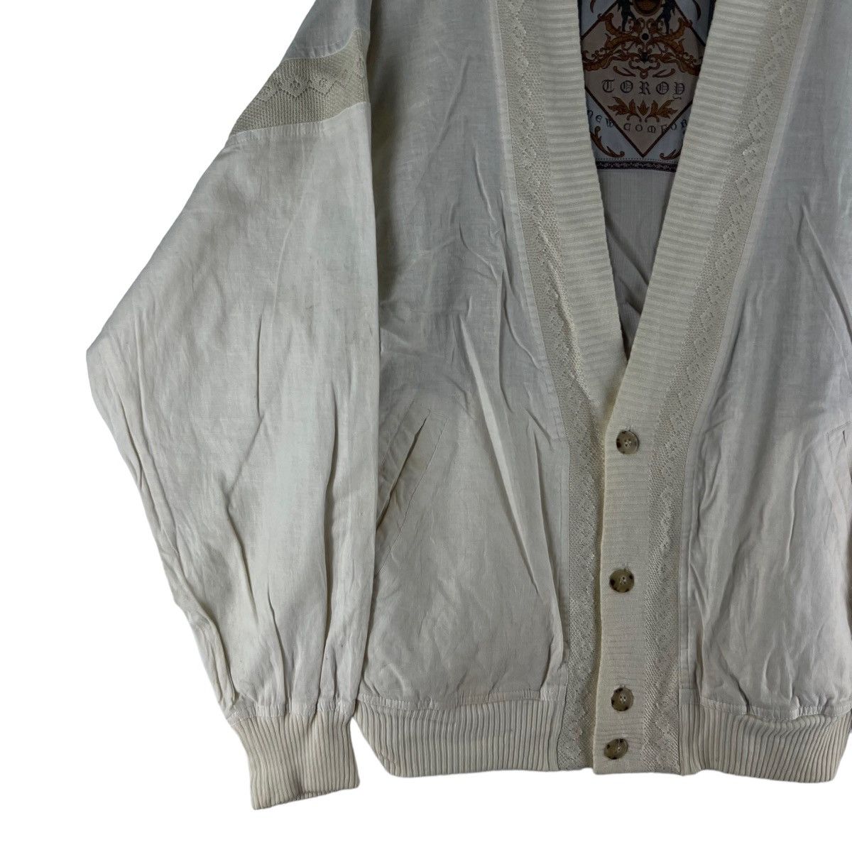 Japanese Brand VINTAGE CAEDIGAN BOMBER JACKET TOROY KAPITAL JAPAN Size US L / EU 52-54 / 3 - 3 Thumbnail