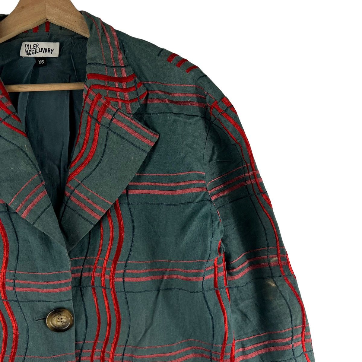 Vintage VINTAGE TYLER MCGILLIVARY QUILTED JACKET Size US M / EU 48-50 / 2 - 4 Thumbnail